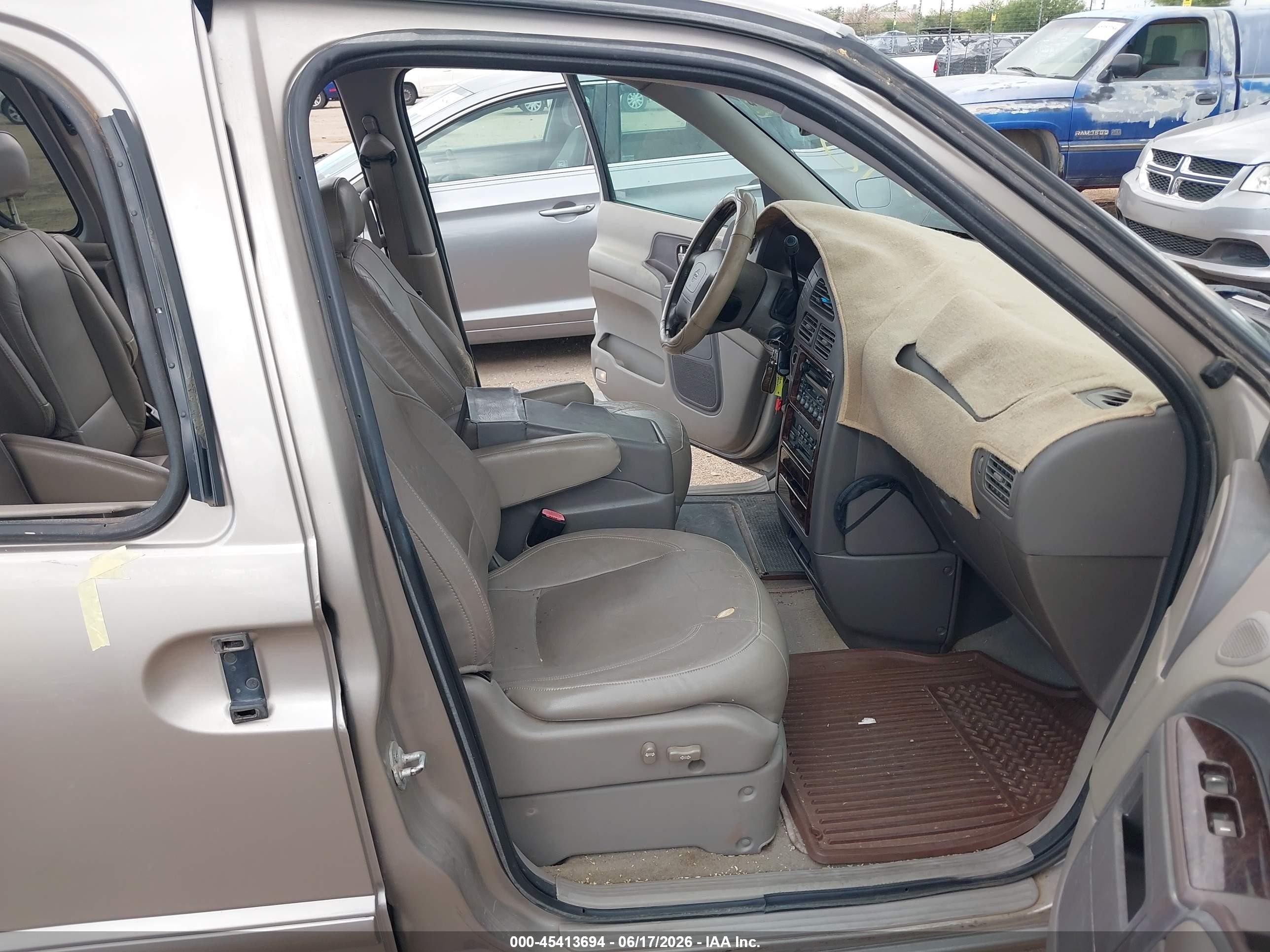 2001 Nissan Quest Gle Champagne vin: 4N2ZN17T21D829903