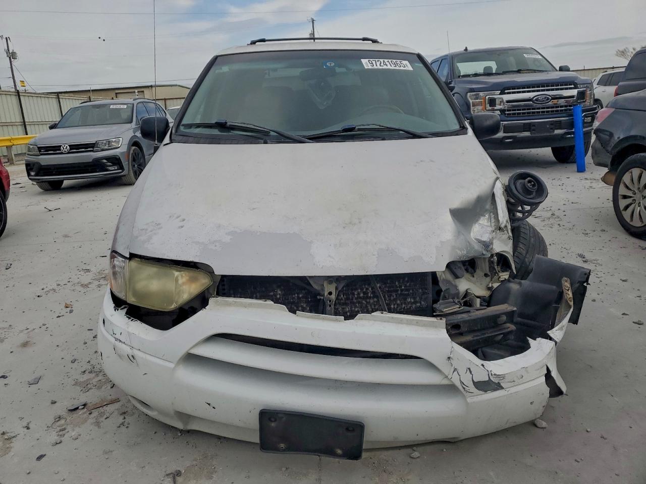 2002 Nissan Quest Gle White vin: 4N2ZN17T82D813044