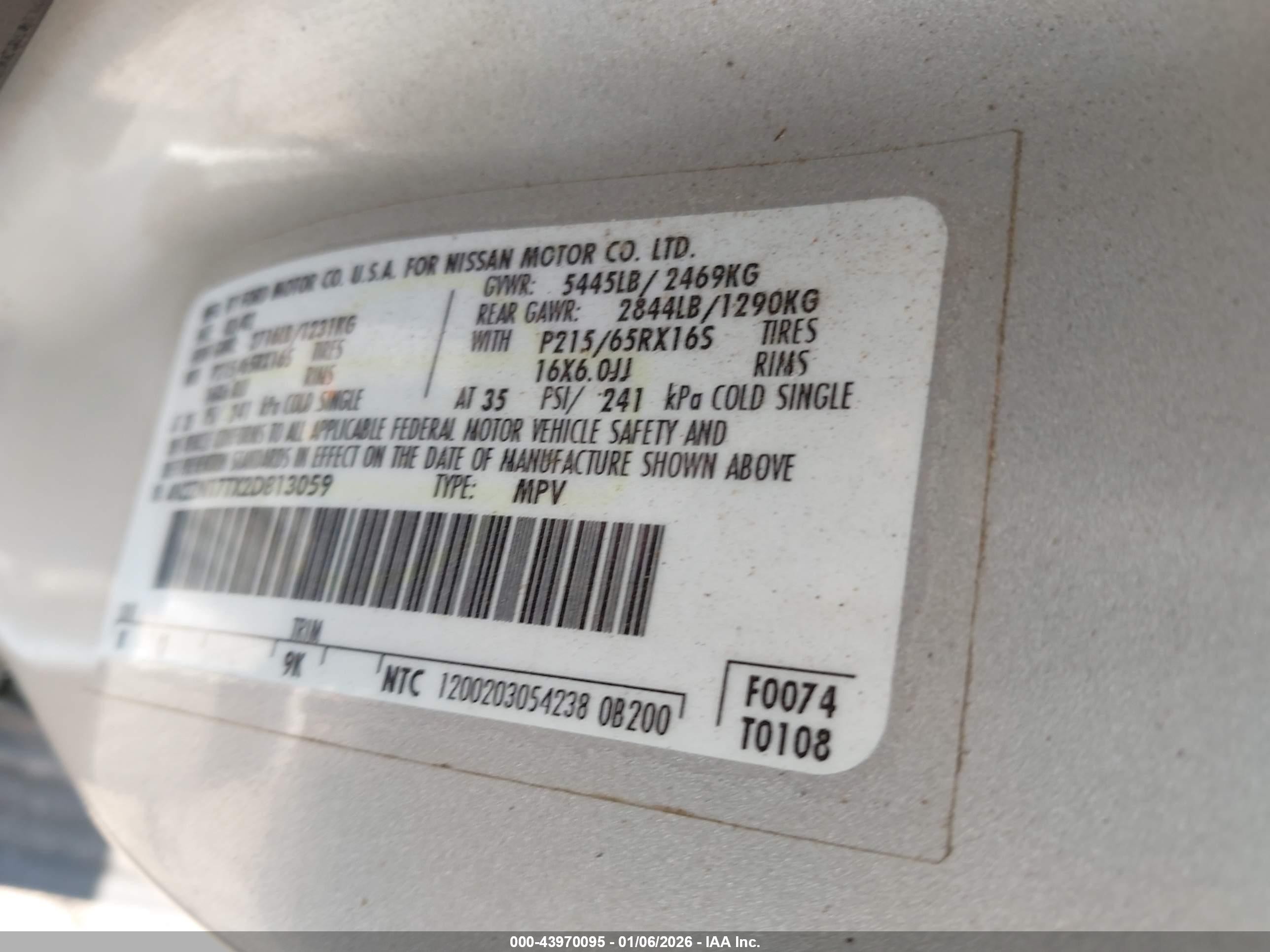 2002 Nissan Quest Gle Silver vin: 4N2ZN17TX2D813059