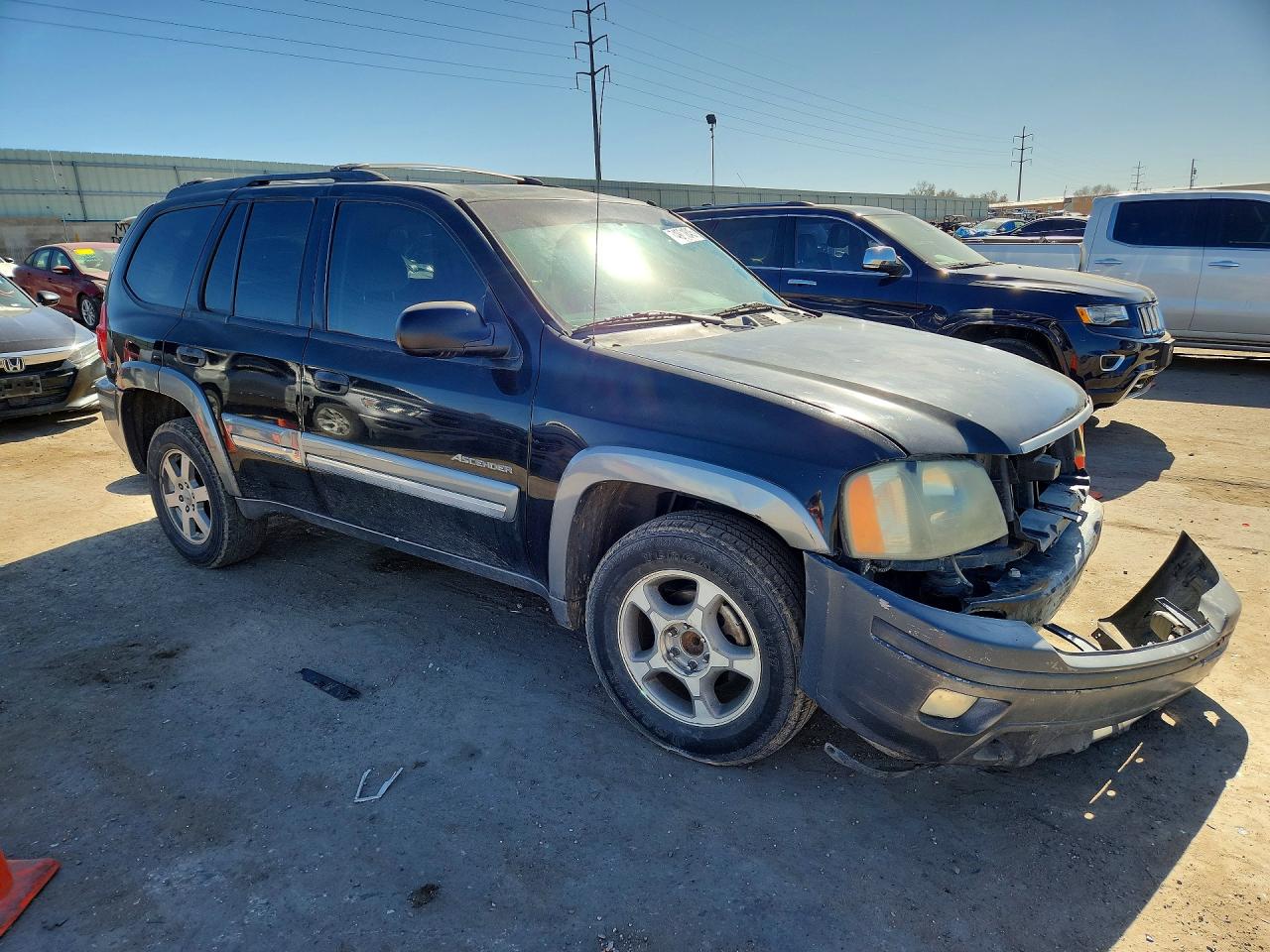 2007 Isuzu Ascender S Black vin: 4NUDS13S072701560