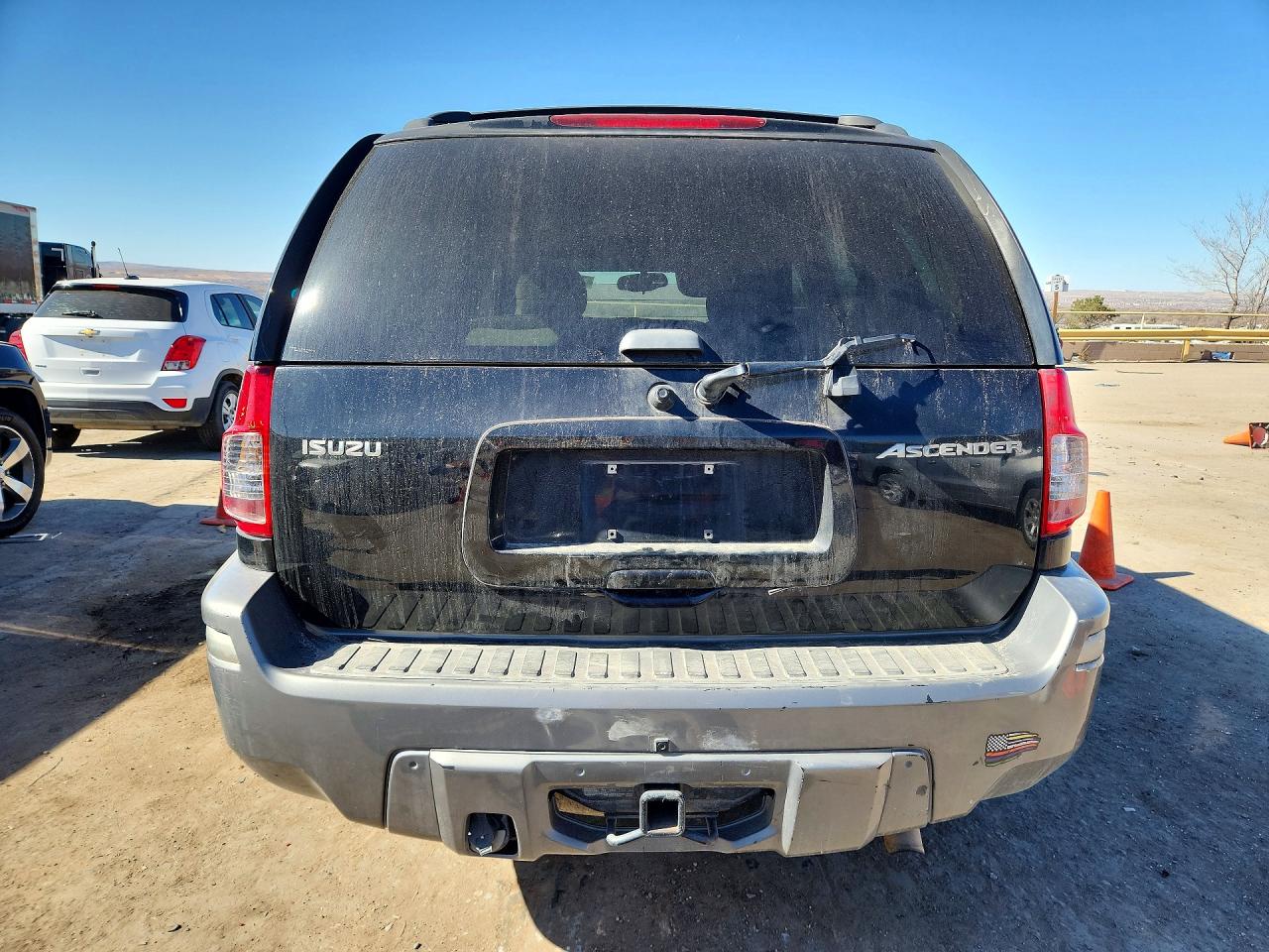2007 Isuzu Ascender S Black vin: 4NUDS13S072701560
