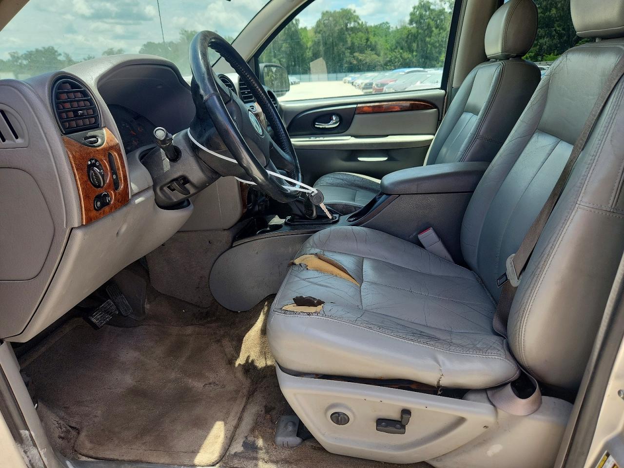2005 Isuzu Ascender S Silver vin: 4NUDS13S852701996