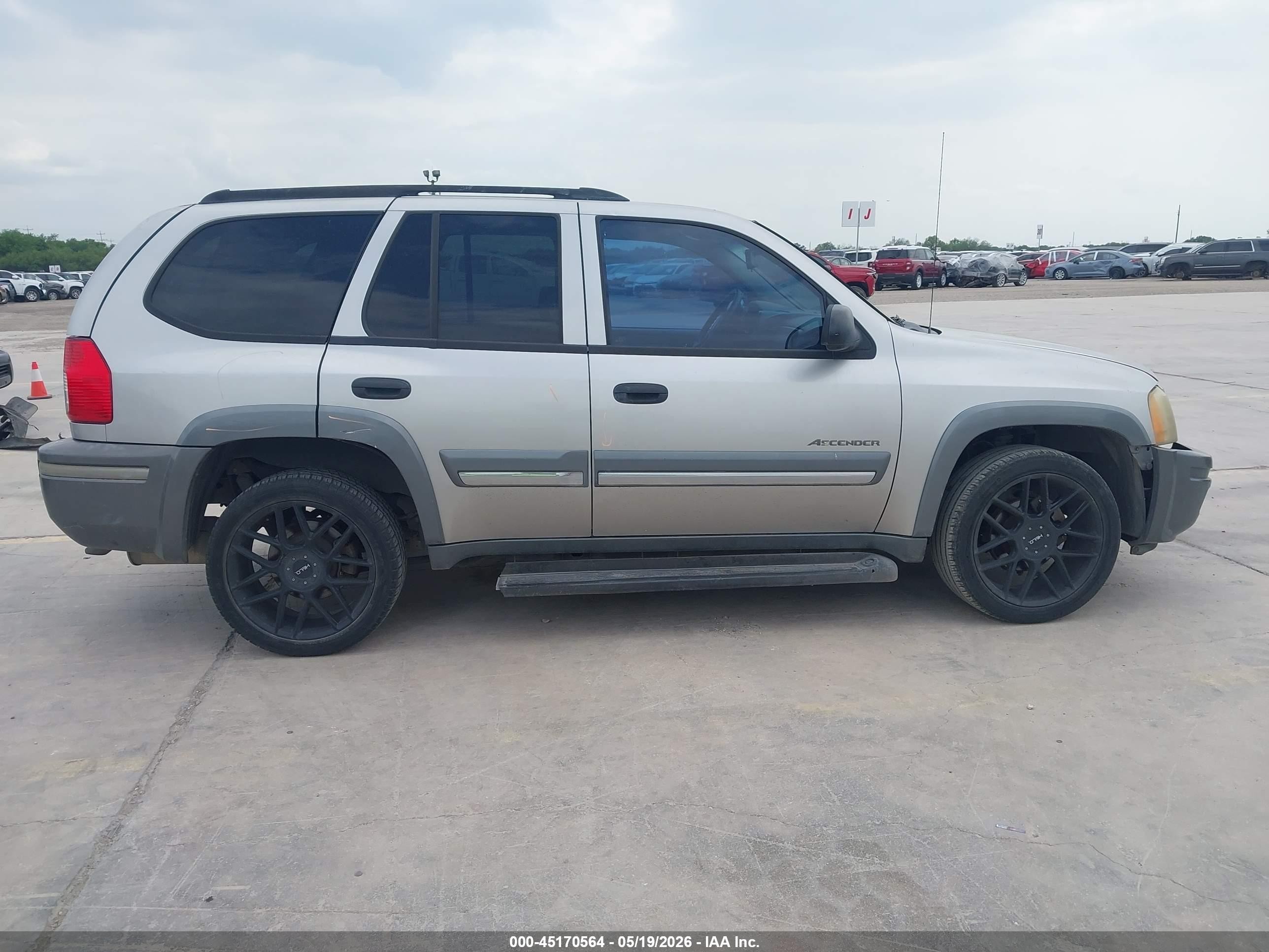 2005 Isuzu Ascender S Silver vin: 4NUDS13S952703188