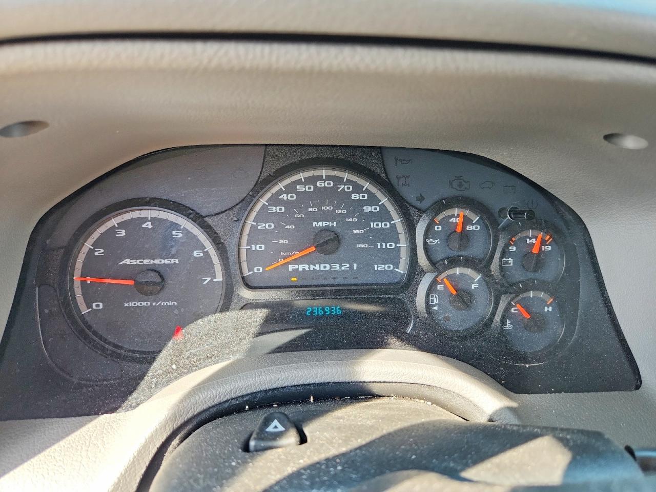 2007 Isuzu Ascender S Blue vin: 4NUDT13S972700761