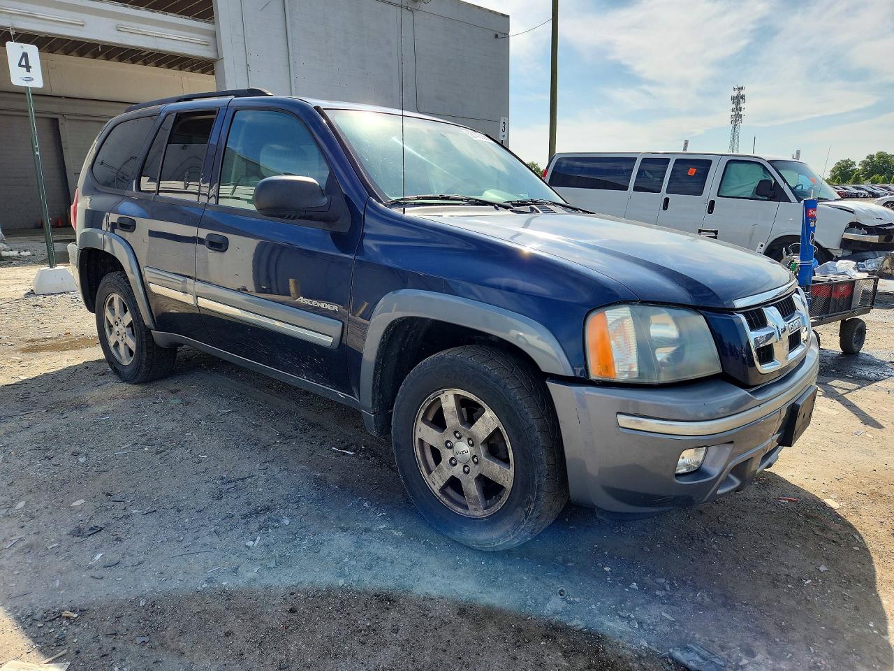 2007 Isuzu Ascender S Blue vin: 4NUDT13S972700761