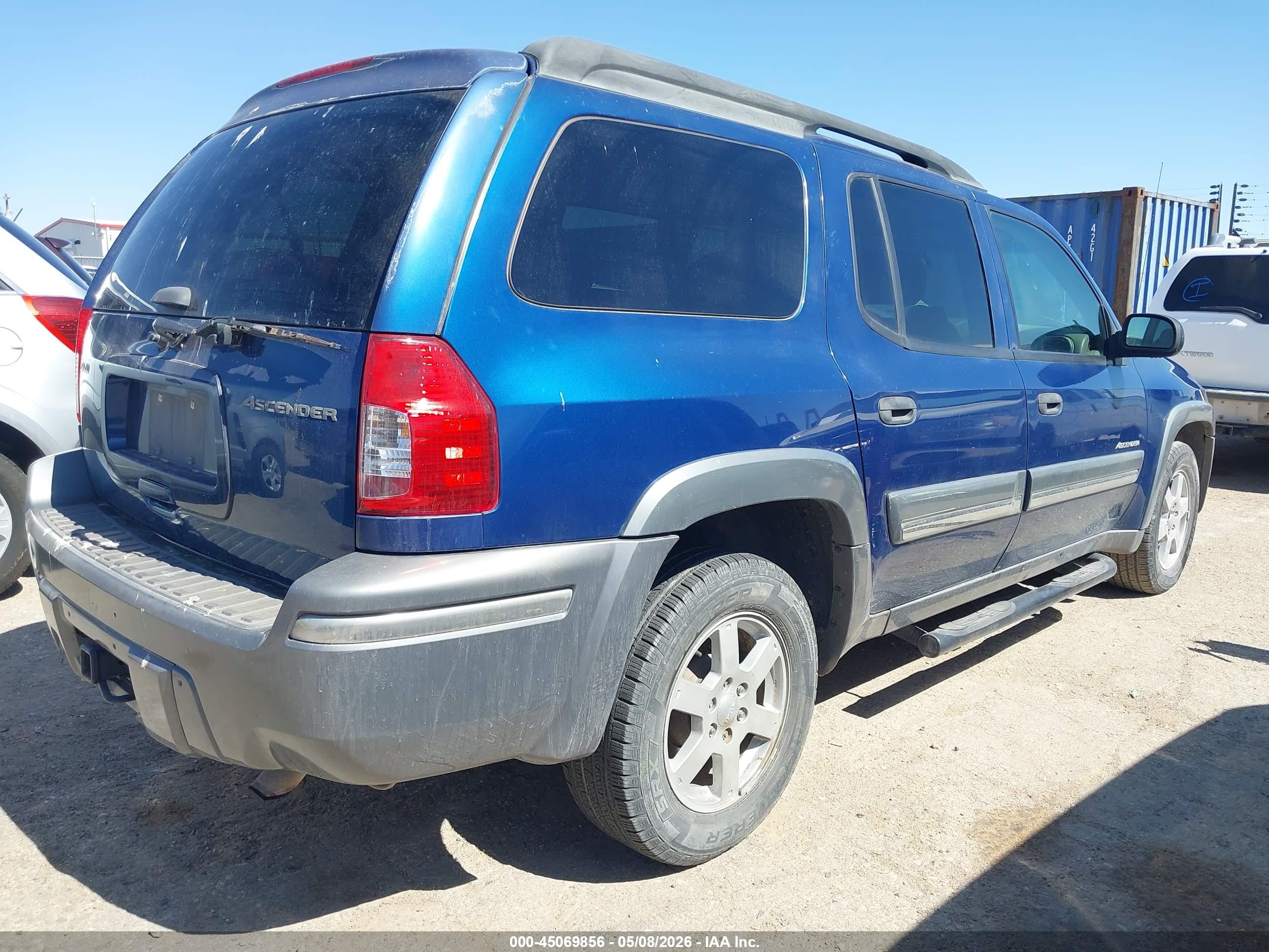 2006 Isuzu Ascender S Blue vin: 4NUES16S166700067