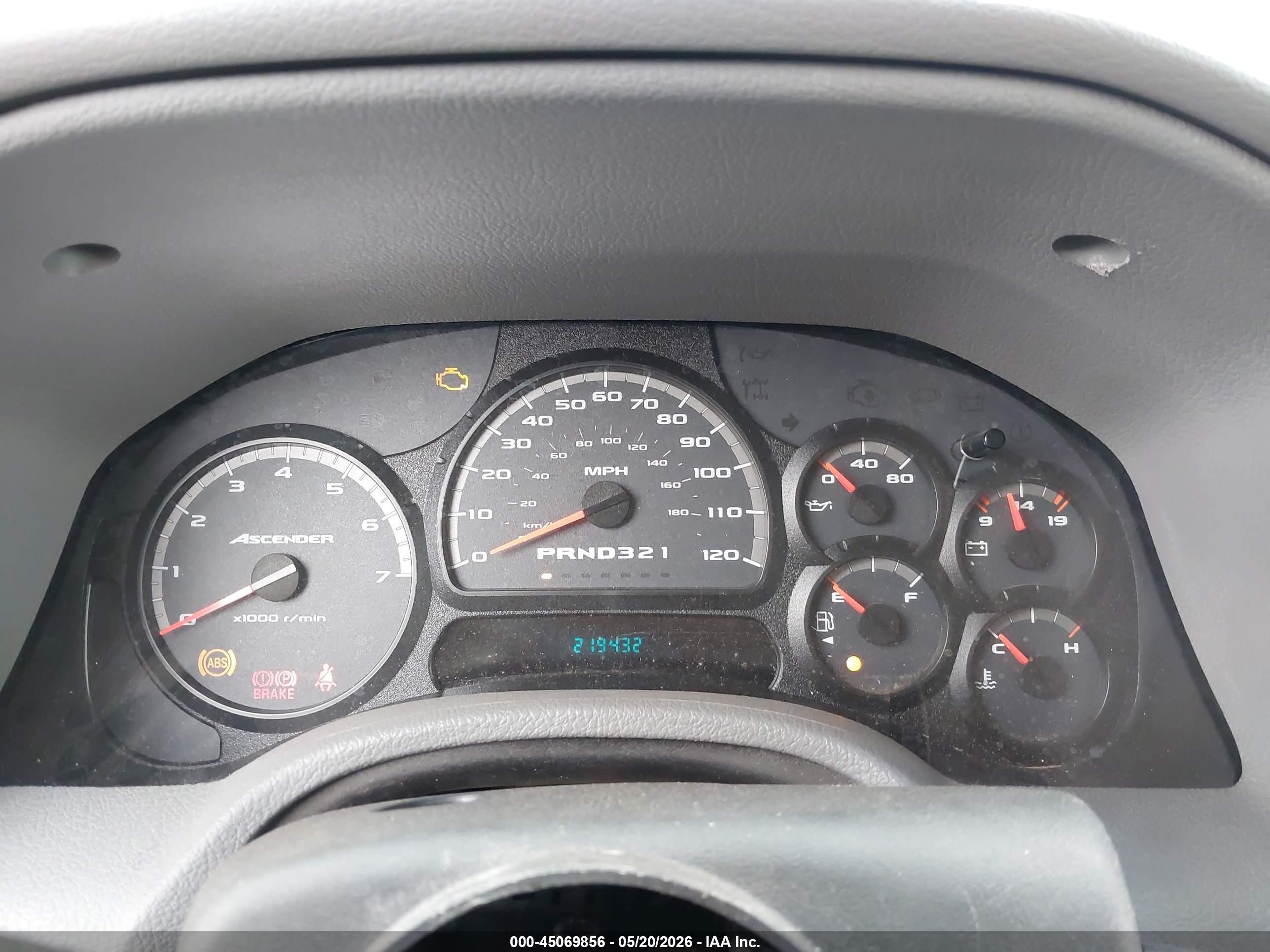 2006 Isuzu Ascender S Blue vin: 4NUES16S166700067