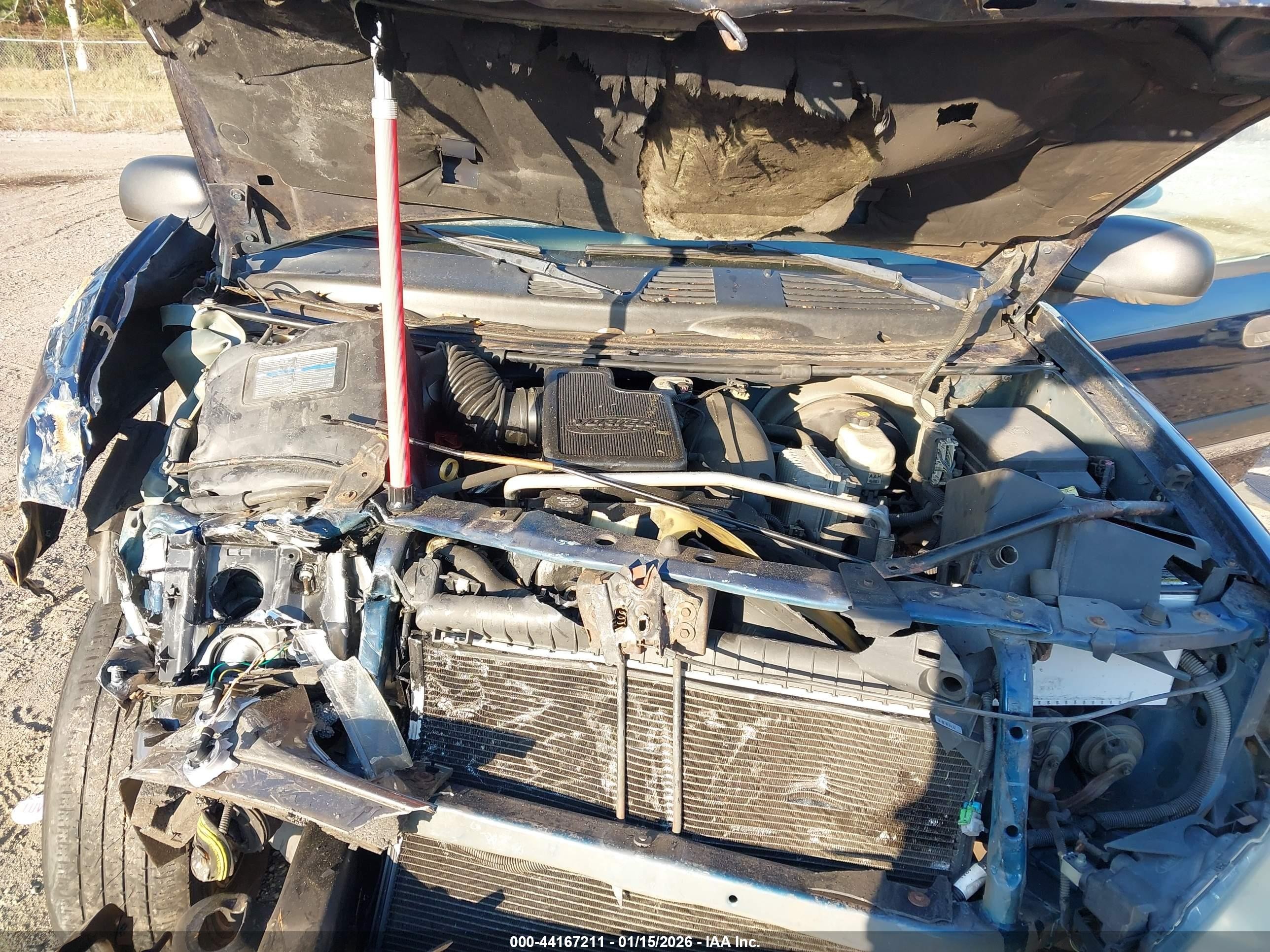 2003 Isuzu Ascender S Blue vin: 4NUES16S732100298