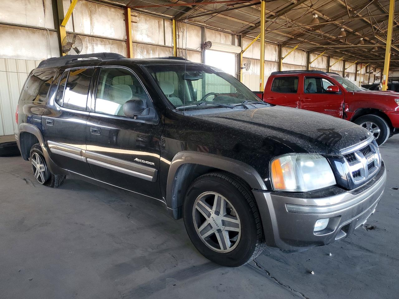 2003 Isuzu Ascender S Black vin: 4NUES16S736100567