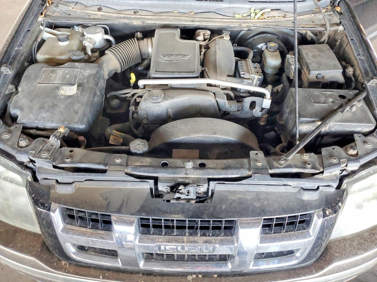 2003 Isuzu Ascender S Black vin: 4NUES16S736100567