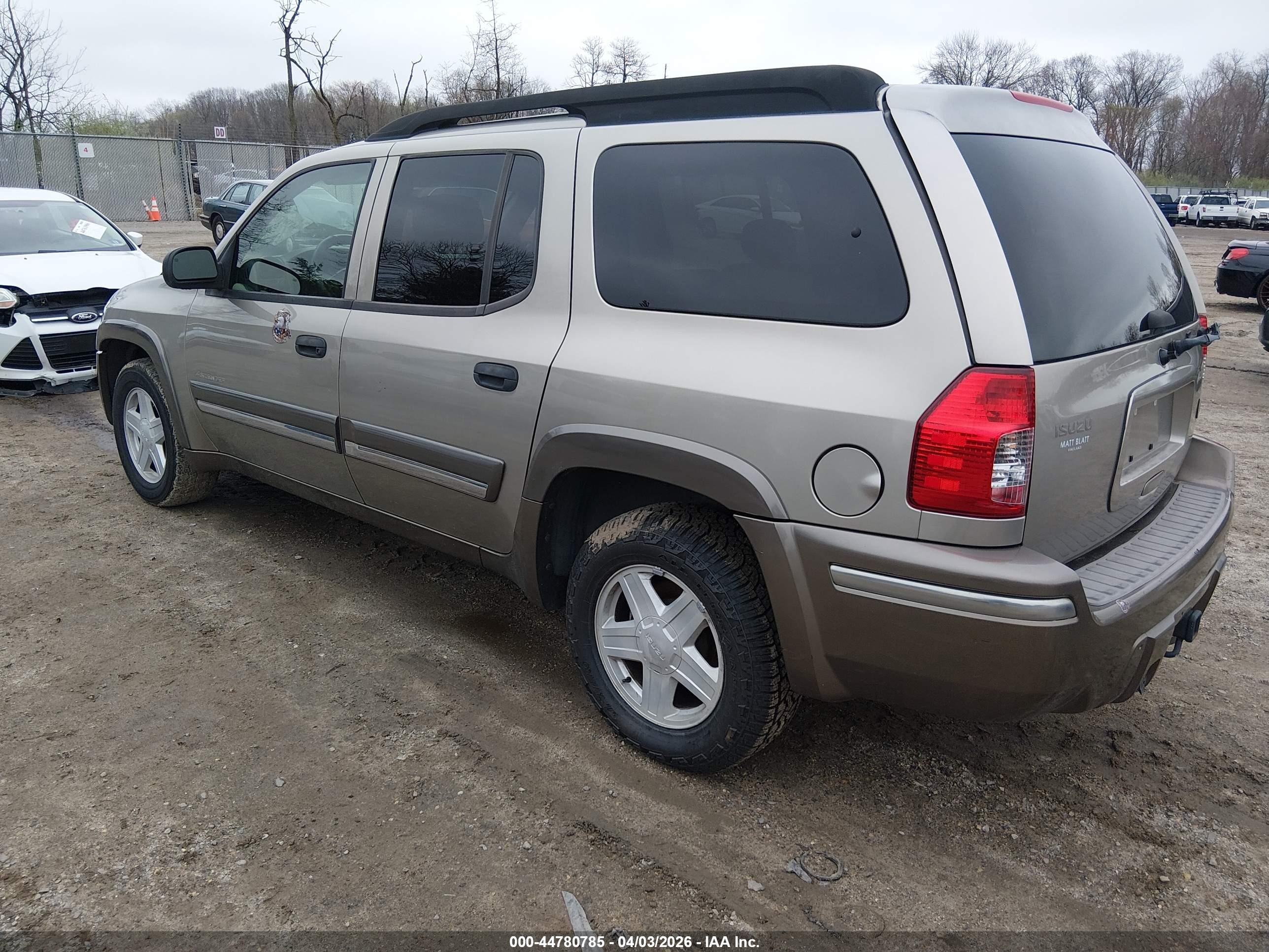 2003 Isuzu Ascender S Champagne vin: 4NUET16S236100361