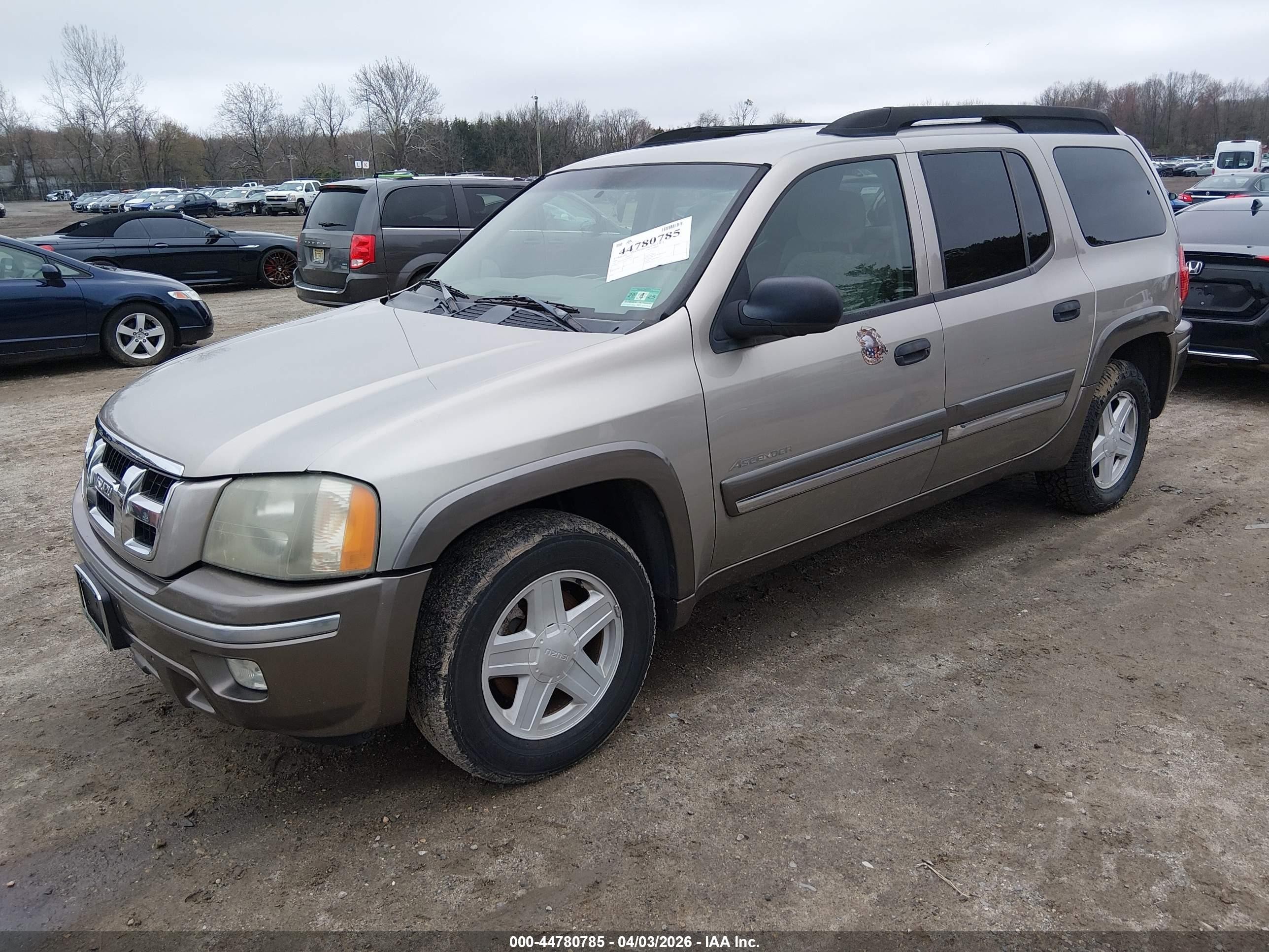 2003 Isuzu Ascender S Champagne vin: 4NUET16S236100361