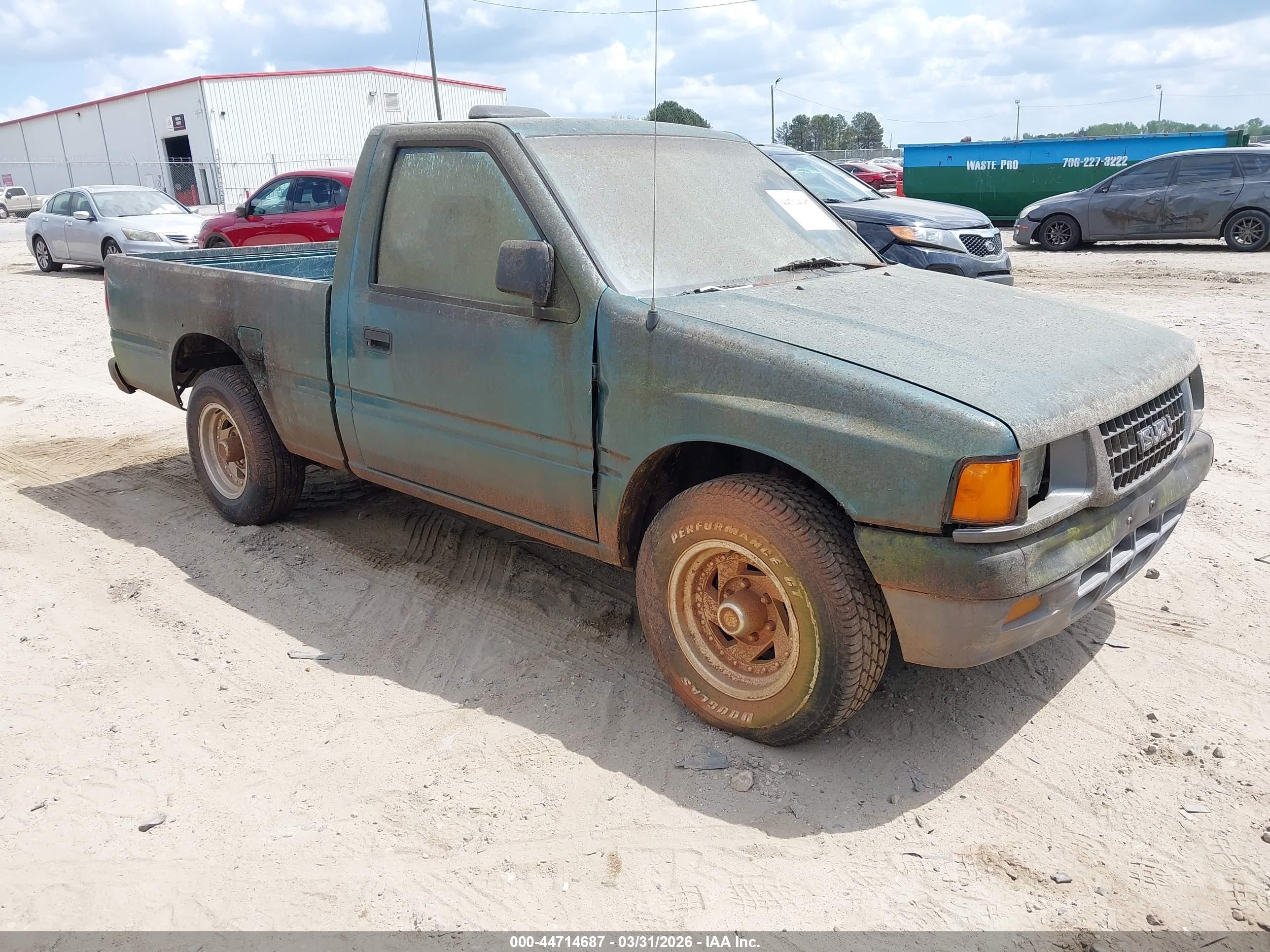 1994 Isuzu Conventional Short Wheelbase Green vin: 4S1CL11L2R4200850