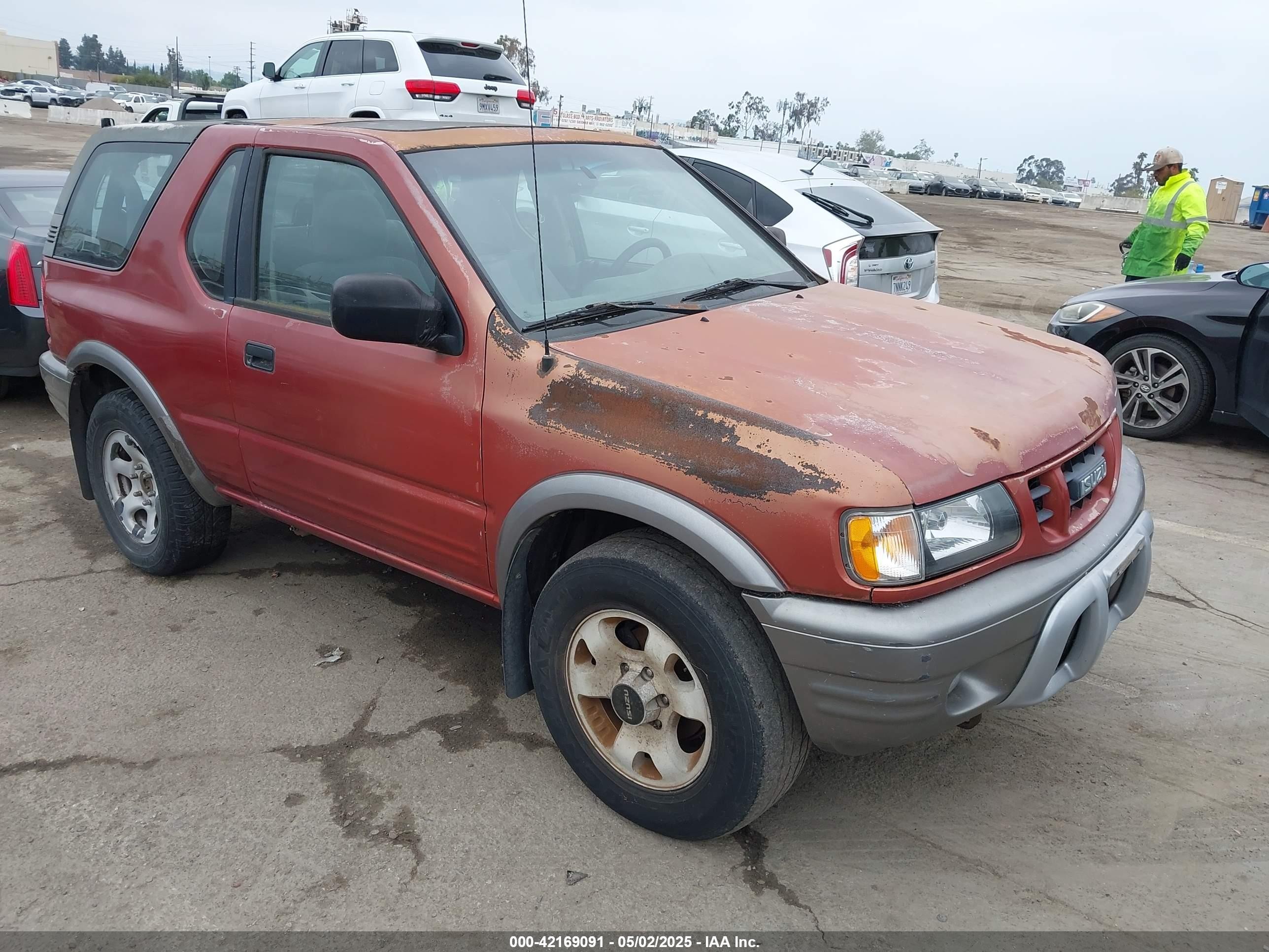 2000 Isuzu Amigo S 3.2l V6 Hard Top/s 3.2l V6 Soft Top Orange vin: 4S2CK57W7Y4305907