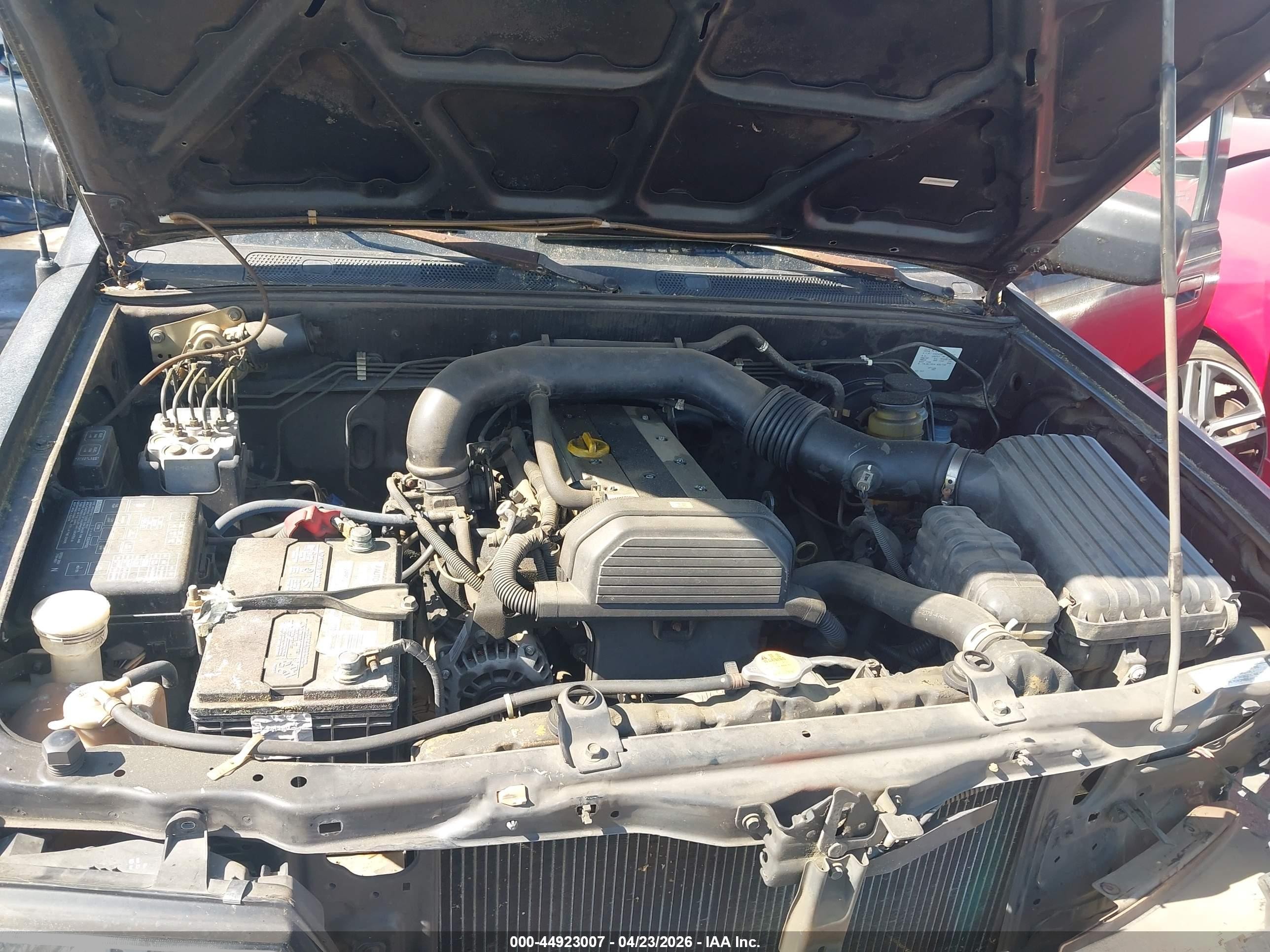 2000 Isuzu Rodeo S 2.2l Black vin: 4S2CK58D3Y4307277