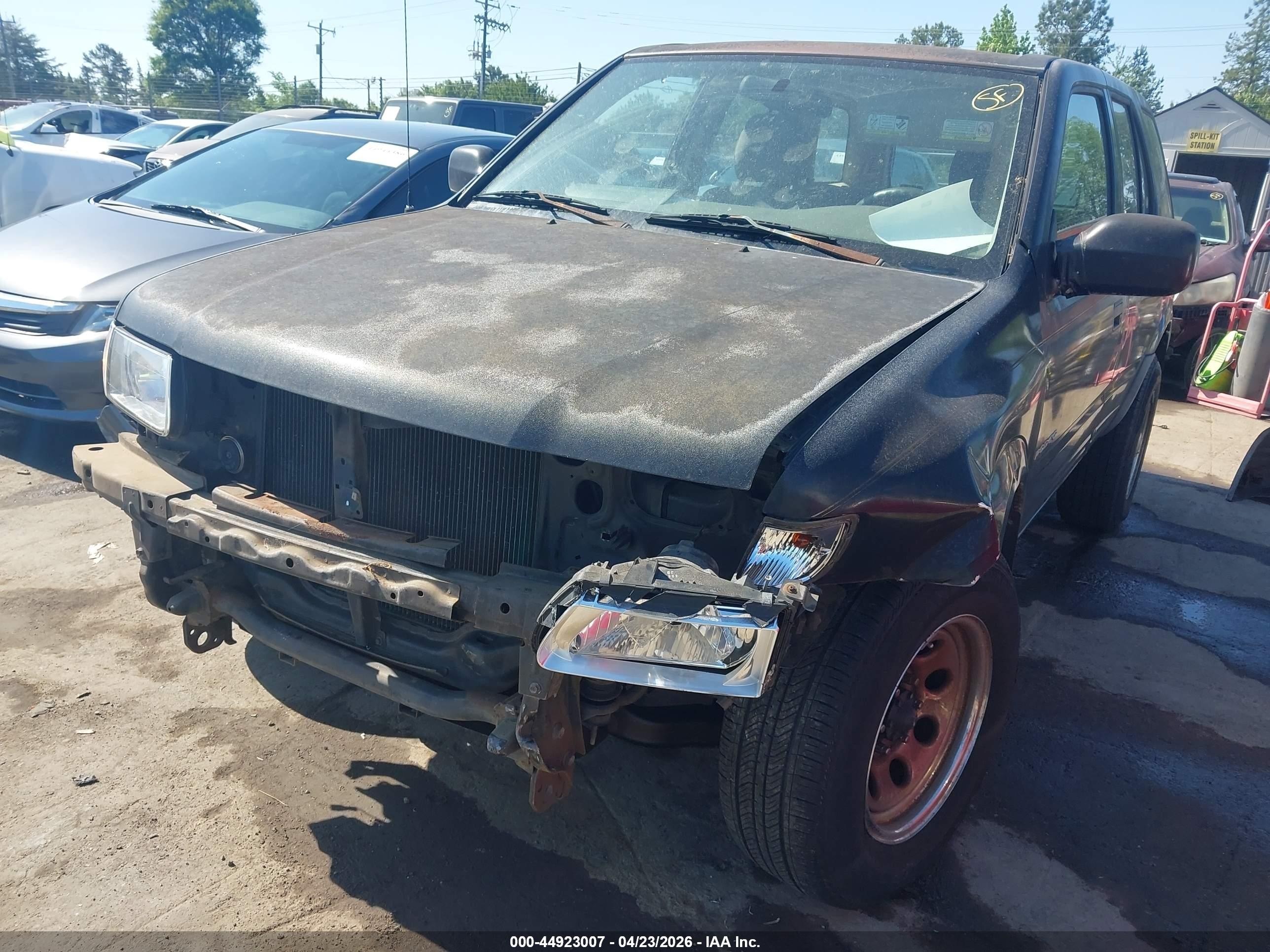 2000 Isuzu Rodeo S 2.2l Black vin: 4S2CK58D3Y4307277