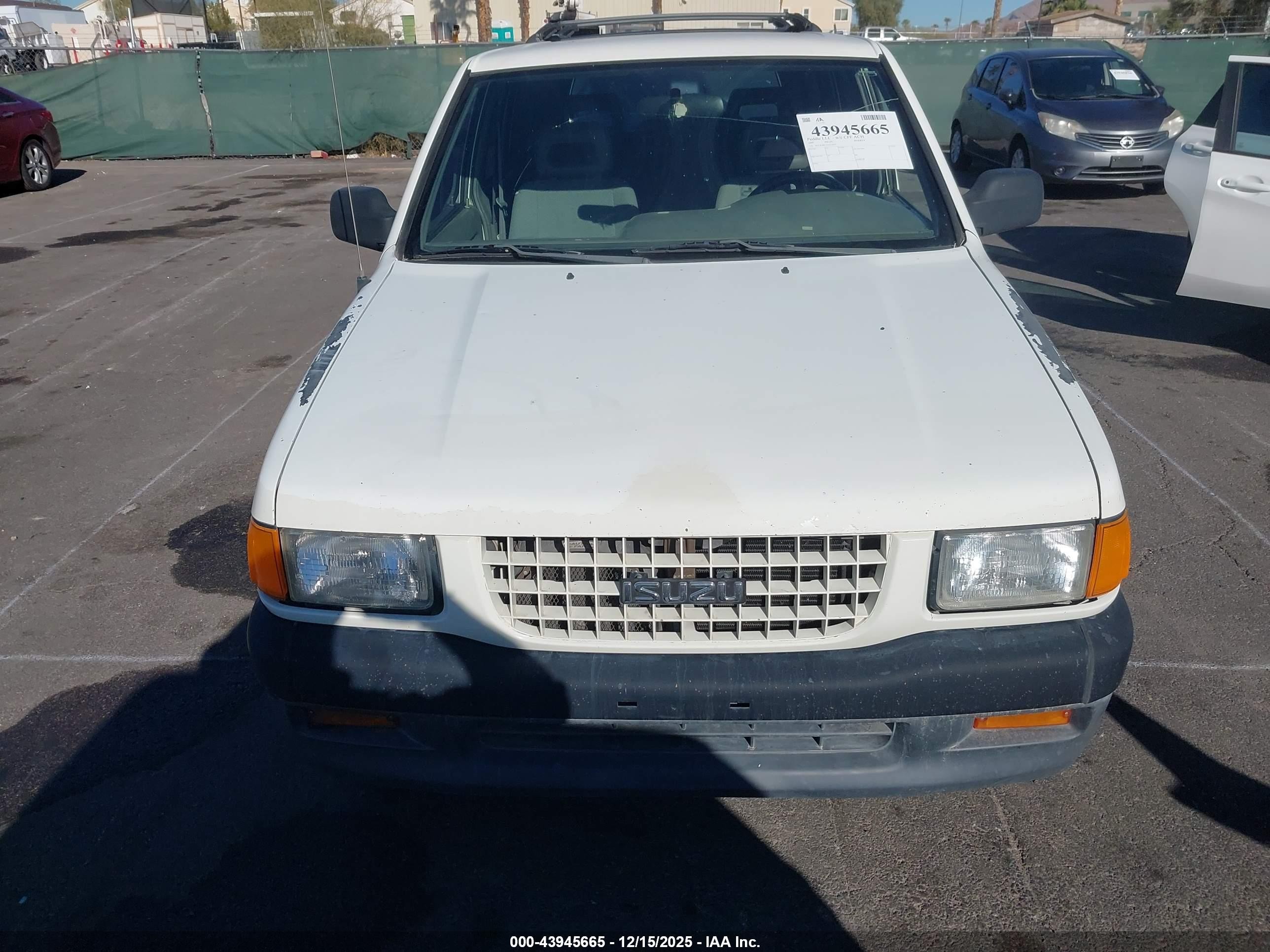1997 Isuzu Rodeo Ls 3.2l/s 3.2l White vin: 4S2CK58V7V4352677
