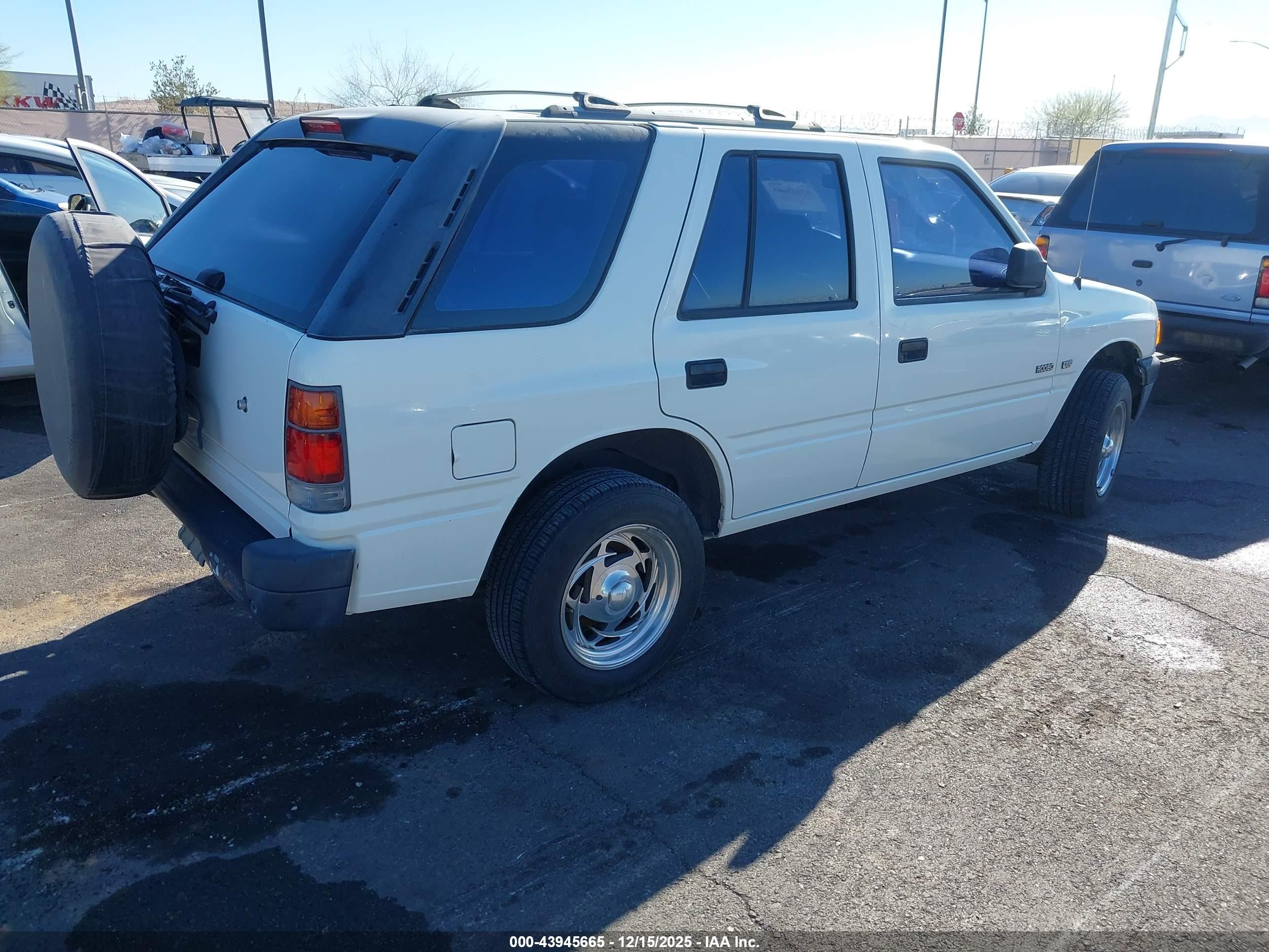 1997 Isuzu Rodeo Ls 3.2l/s 3.2l White vin: 4S2CK58V7V4352677