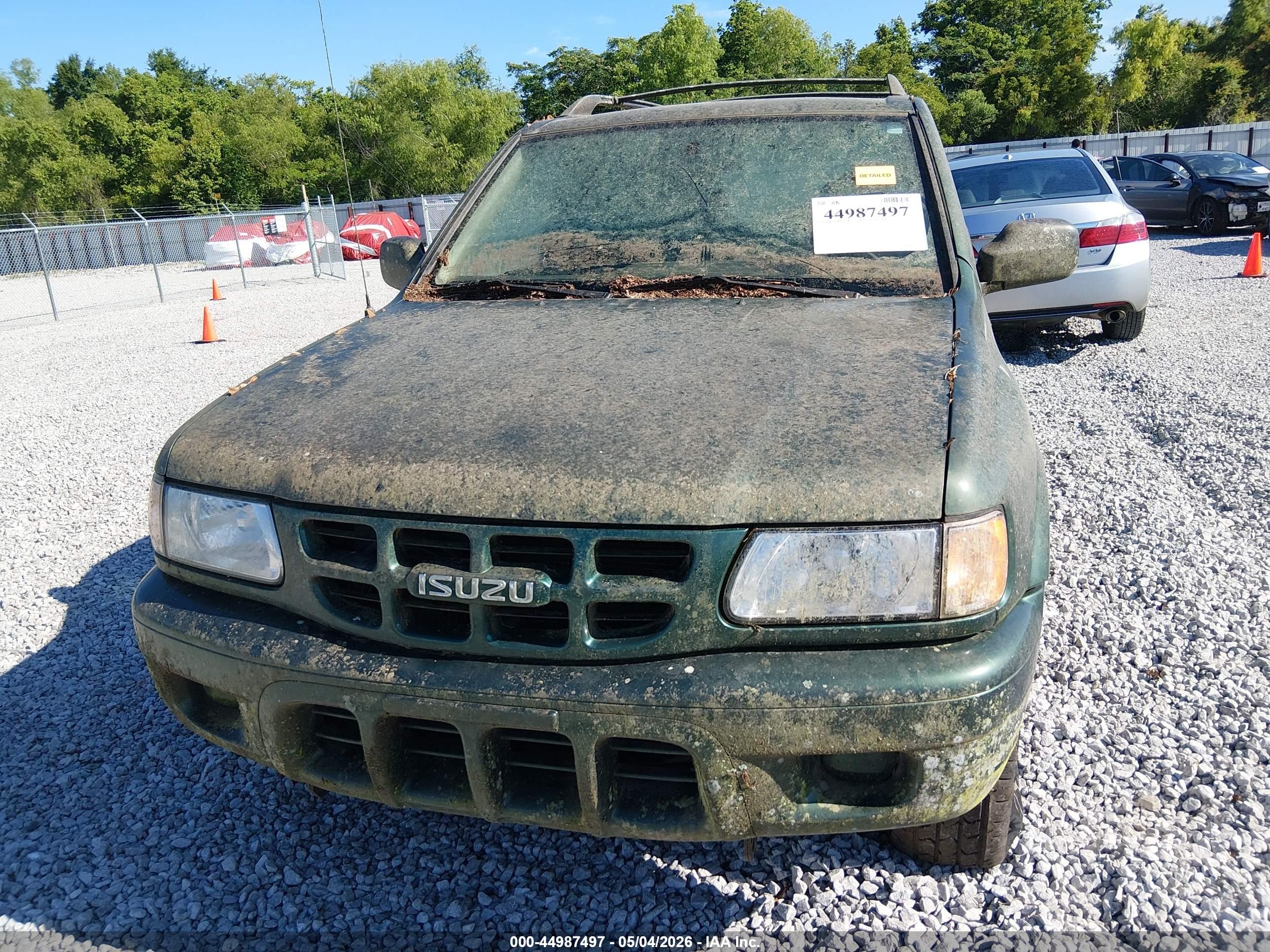 2001 Isuzu Rodeo Ls 3.2l V6/lse 3.2l V6/s 3.2l V6 Green vin: 4S2CK58W014304747