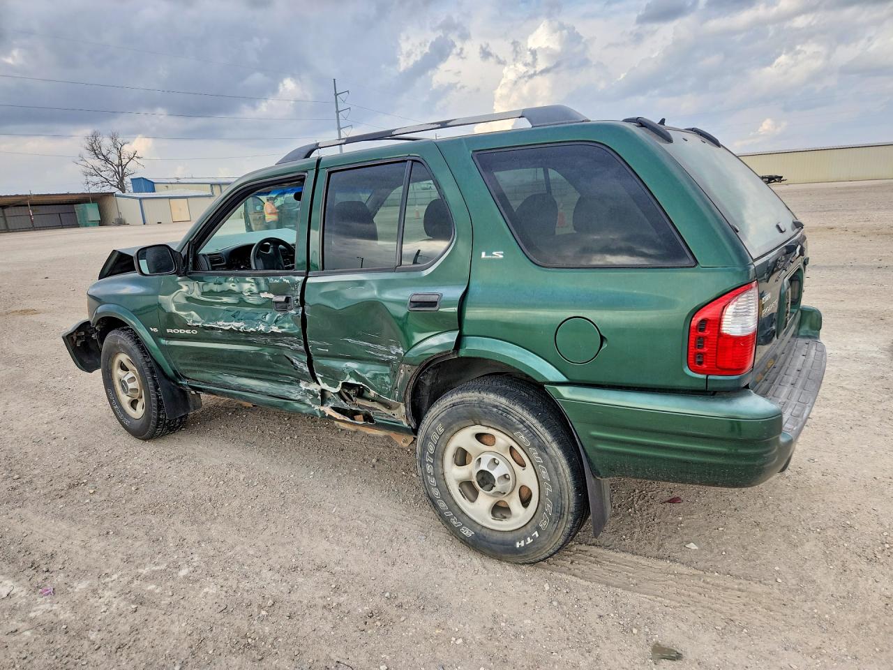 2001 Isuzu Rodeo S Green vin: 4S2CK58W114339944