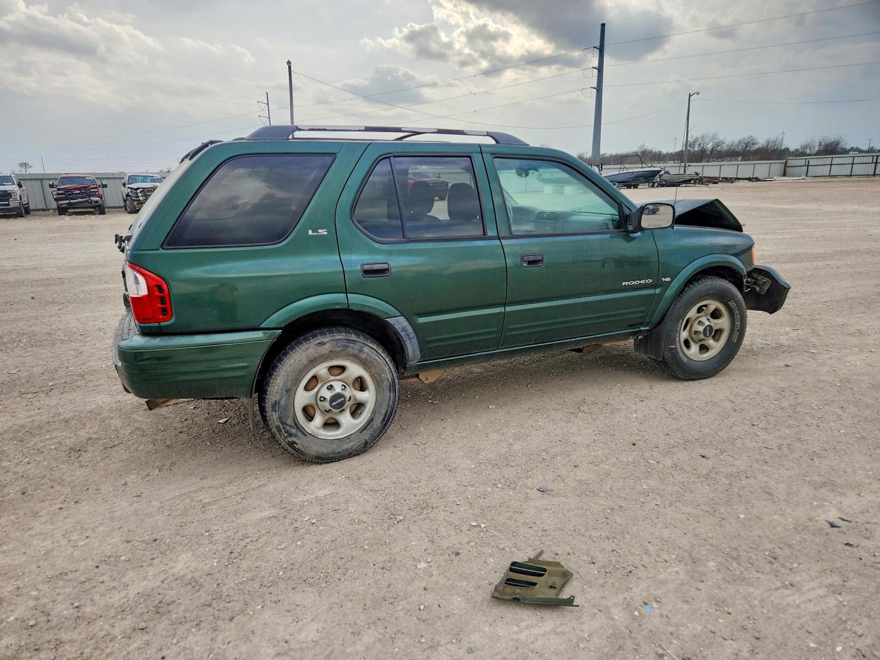 2001 Isuzu Rodeo S Green vin: 4S2CK58W114339944