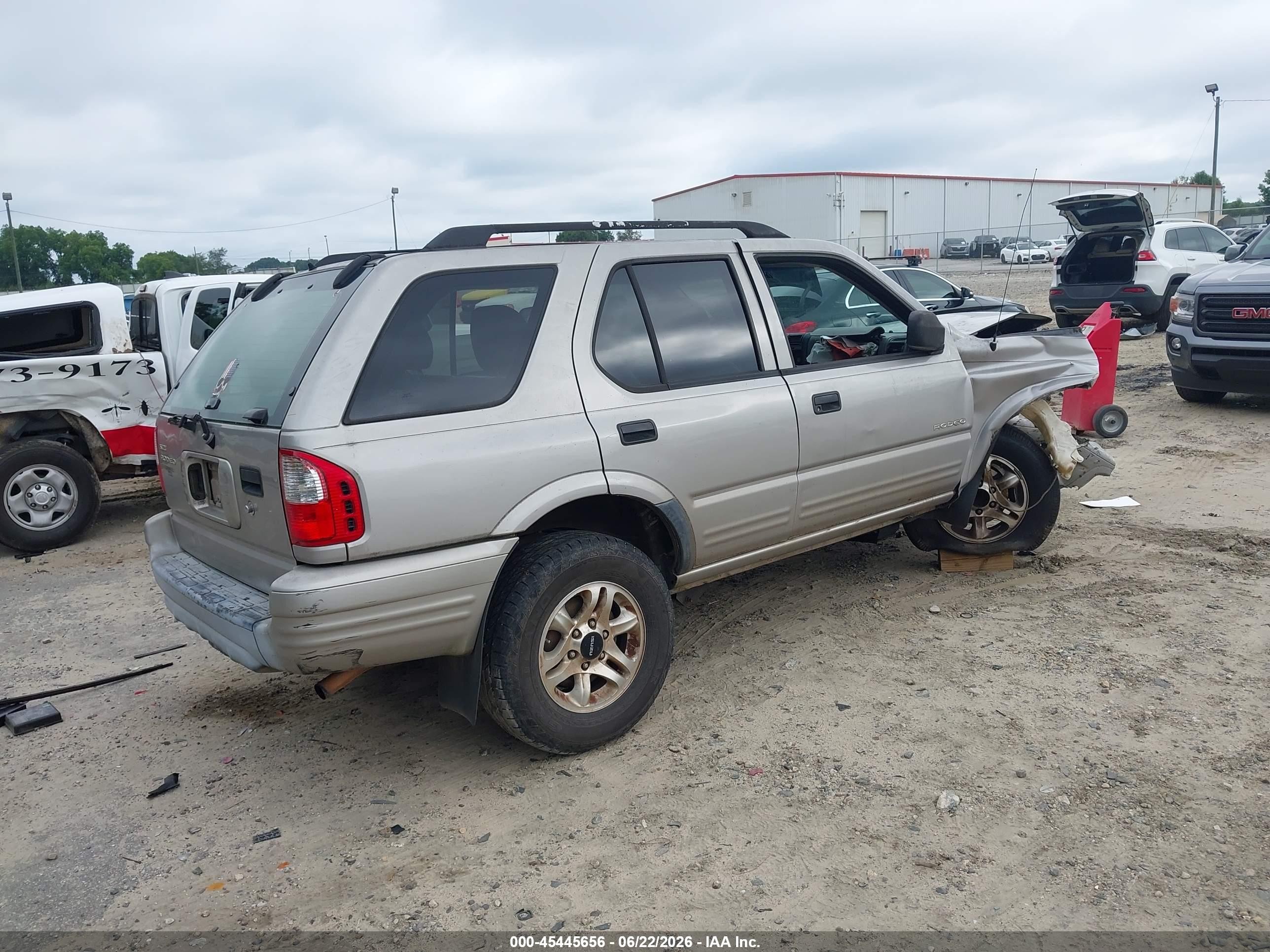 2004 Isuzu Rodeo S 3.2l V6 Gray vin: 4S2CK58W244315012
