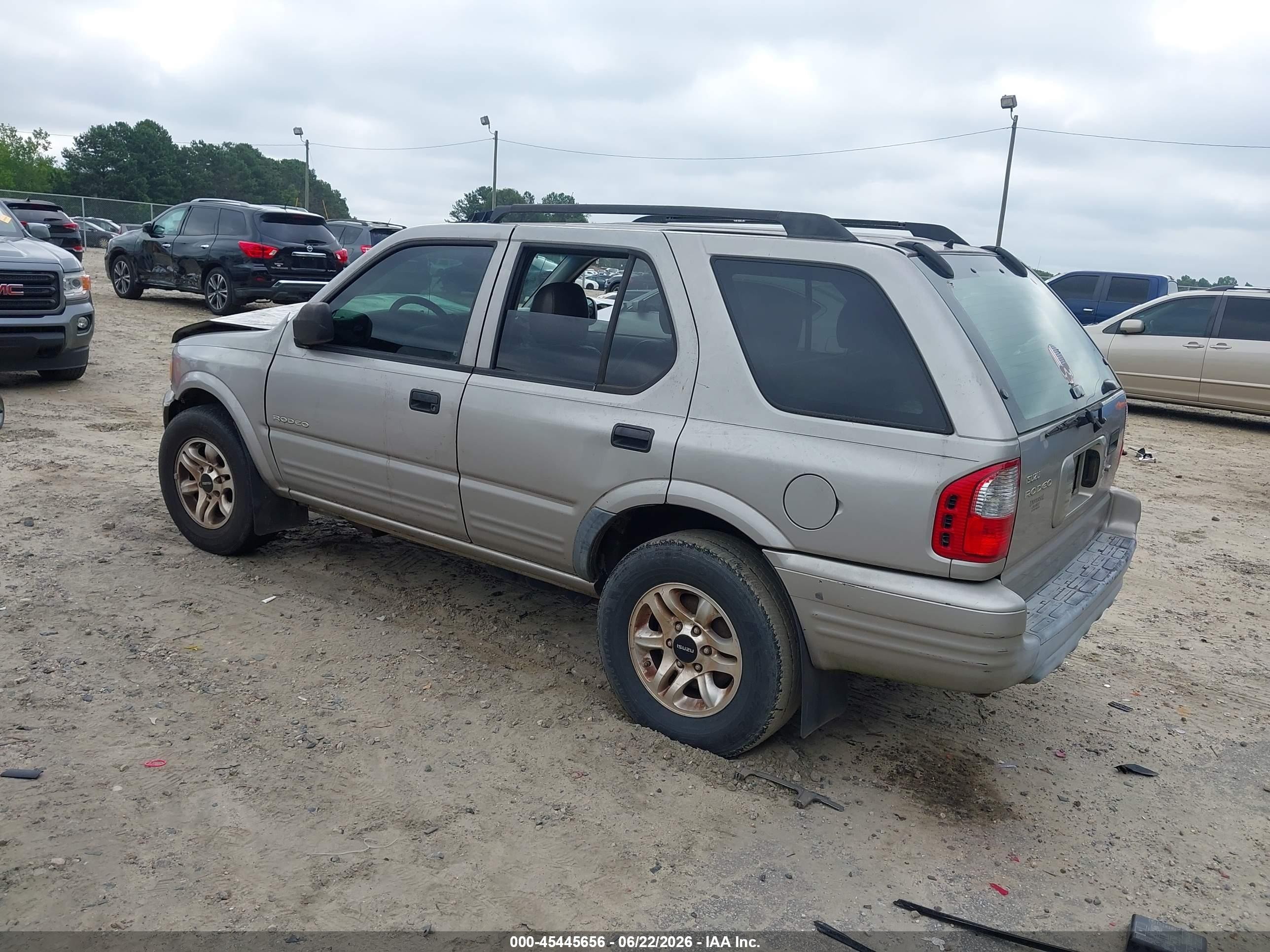 2004 Isuzu Rodeo S 3.2l V6 Gray vin: 4S2CK58W244315012