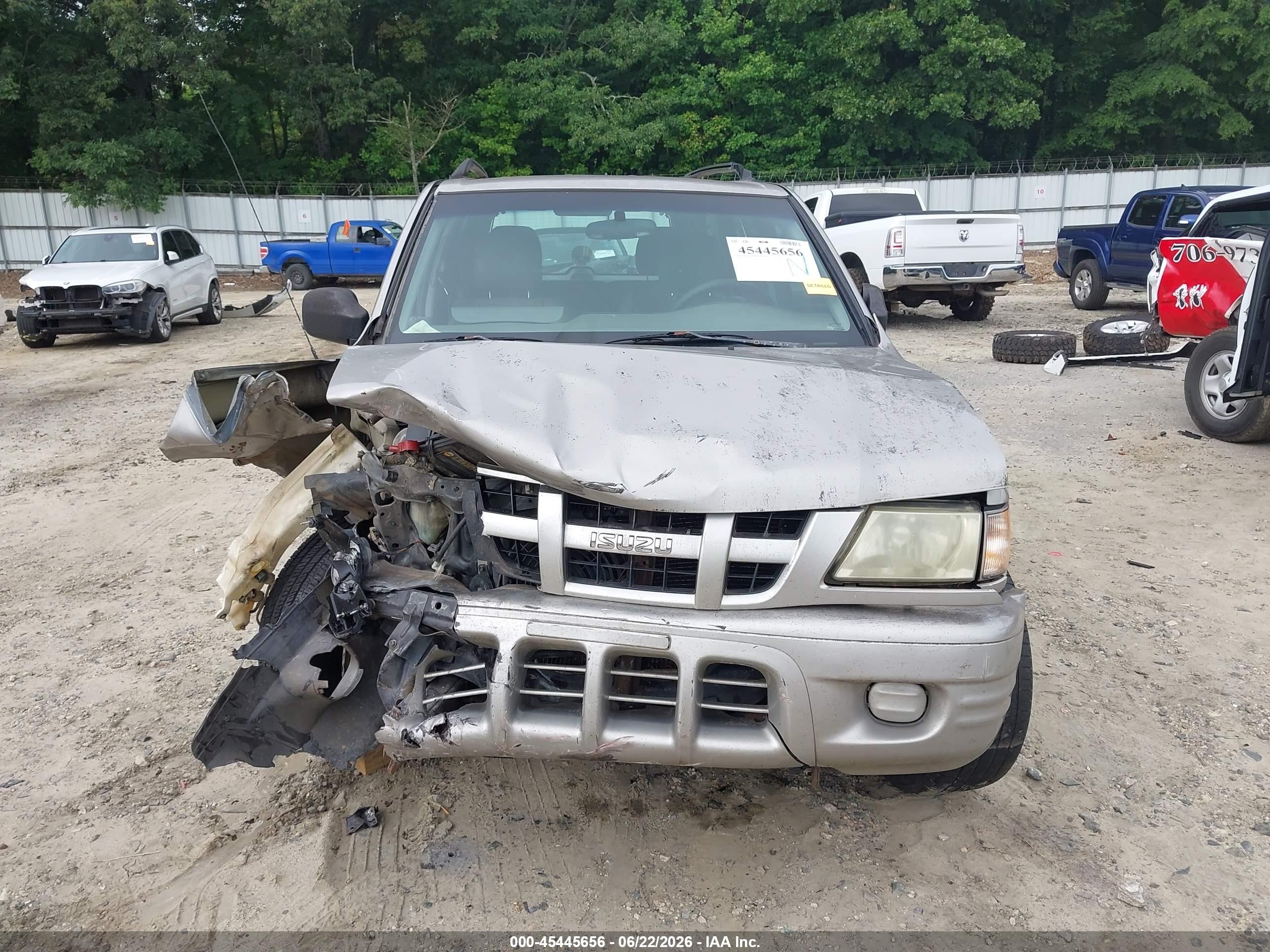 2004 Isuzu Rodeo S 3.2l V6 Gray vin: 4S2CK58W244315012