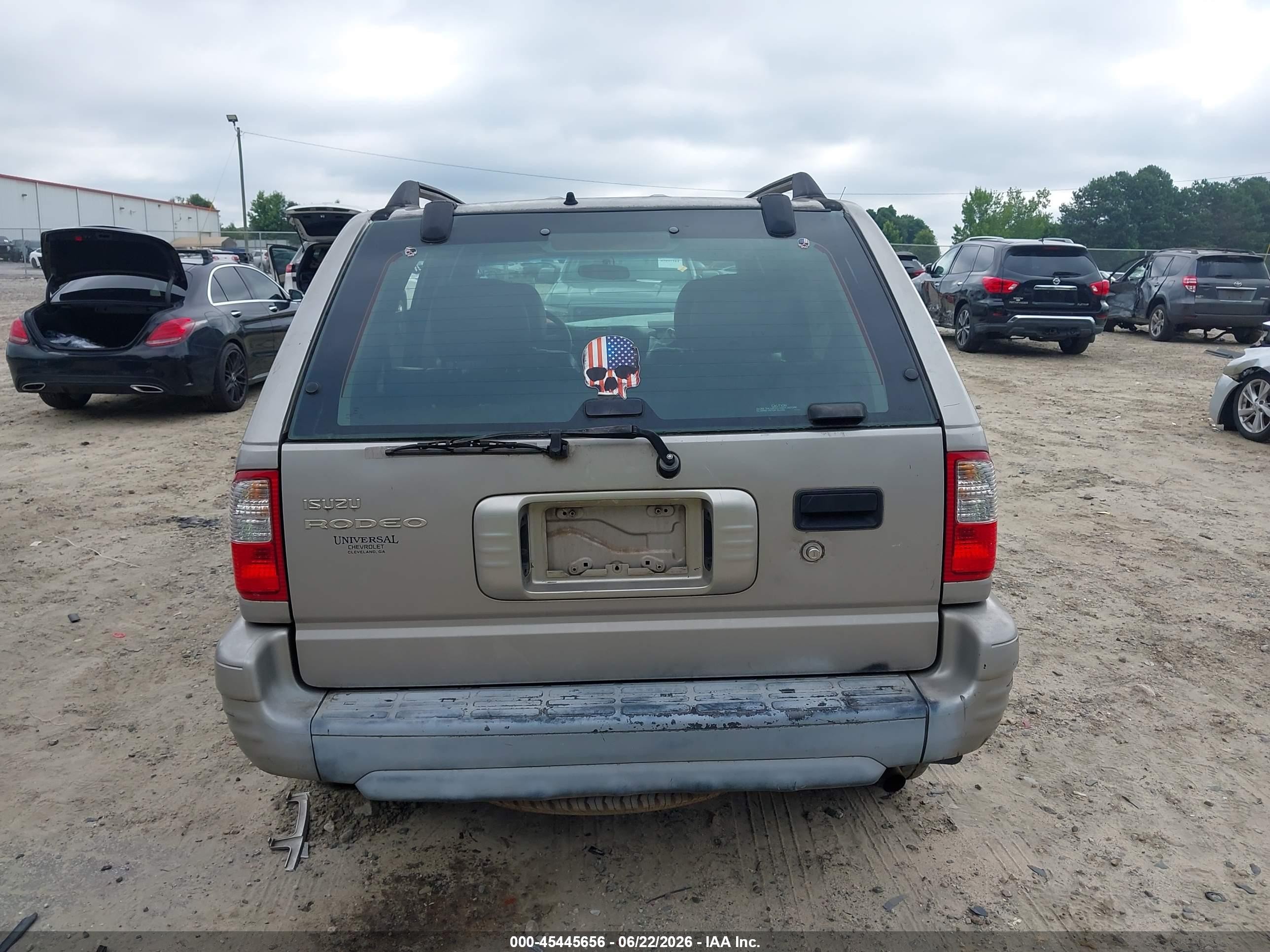 2004 Isuzu Rodeo S 3.2l V6 Gray vin: 4S2CK58W244315012