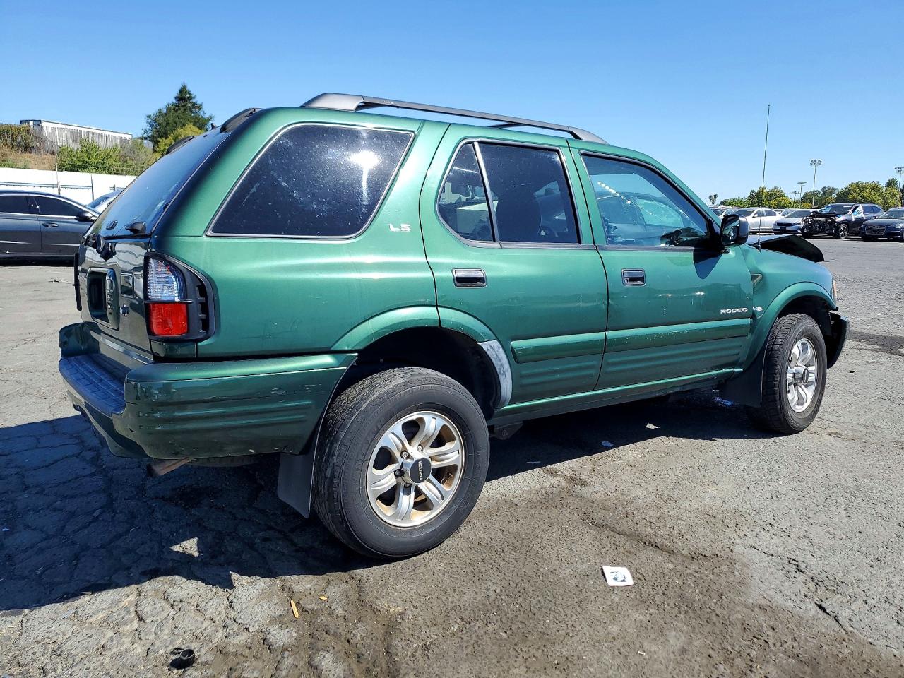 2001 Isuzu Rodeo S Green vin: 4S2CK58W314302782