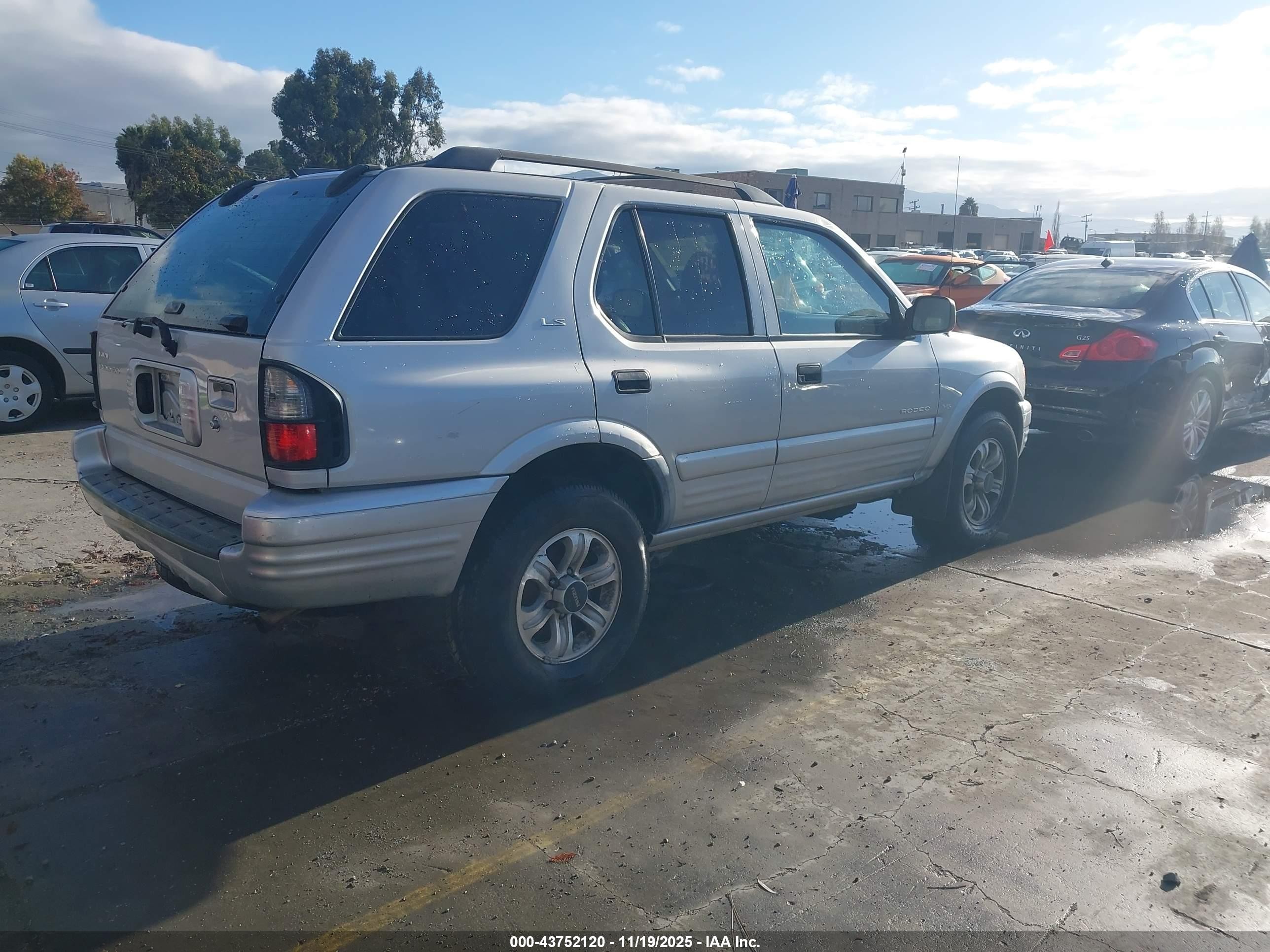 2001 Isuzu Rodeo Ls 3.2l V6/lse 3.2l V6/s 3.2l V6 Silver vin: 4S2CK58W314357524