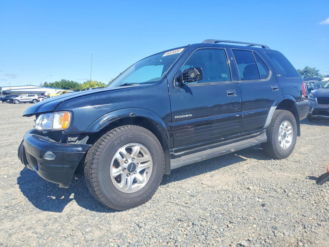 2002 Isuzu Rodeo S Black vin: 4S2CK58W324335881