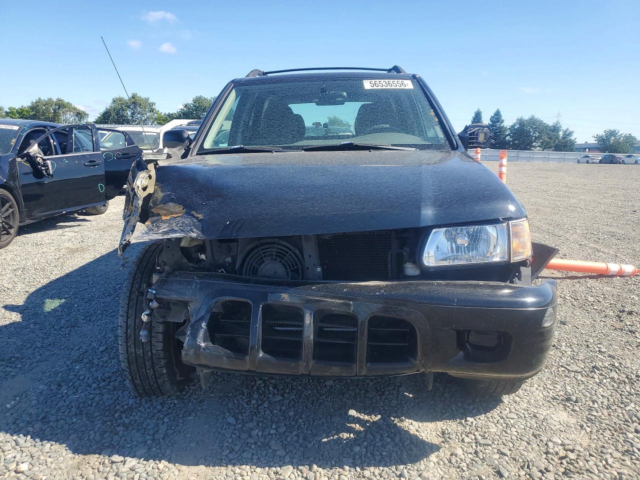 2002 Isuzu Rodeo S Black vin: 4S2CK58W324335881