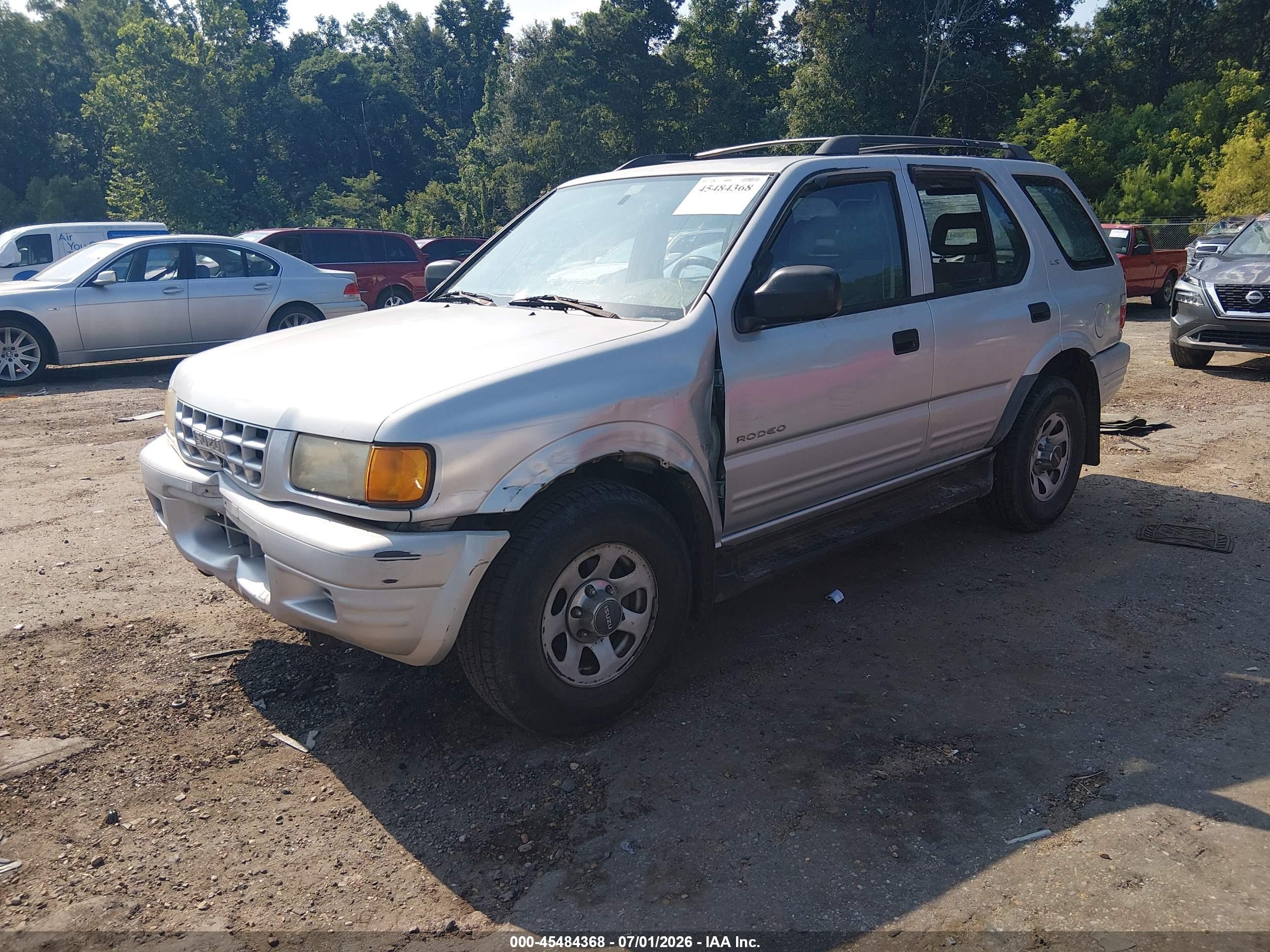 1999 Isuzu Rodeo Ls/lse/s 3.2l Silver vin: 4S2CK58W3X4365311