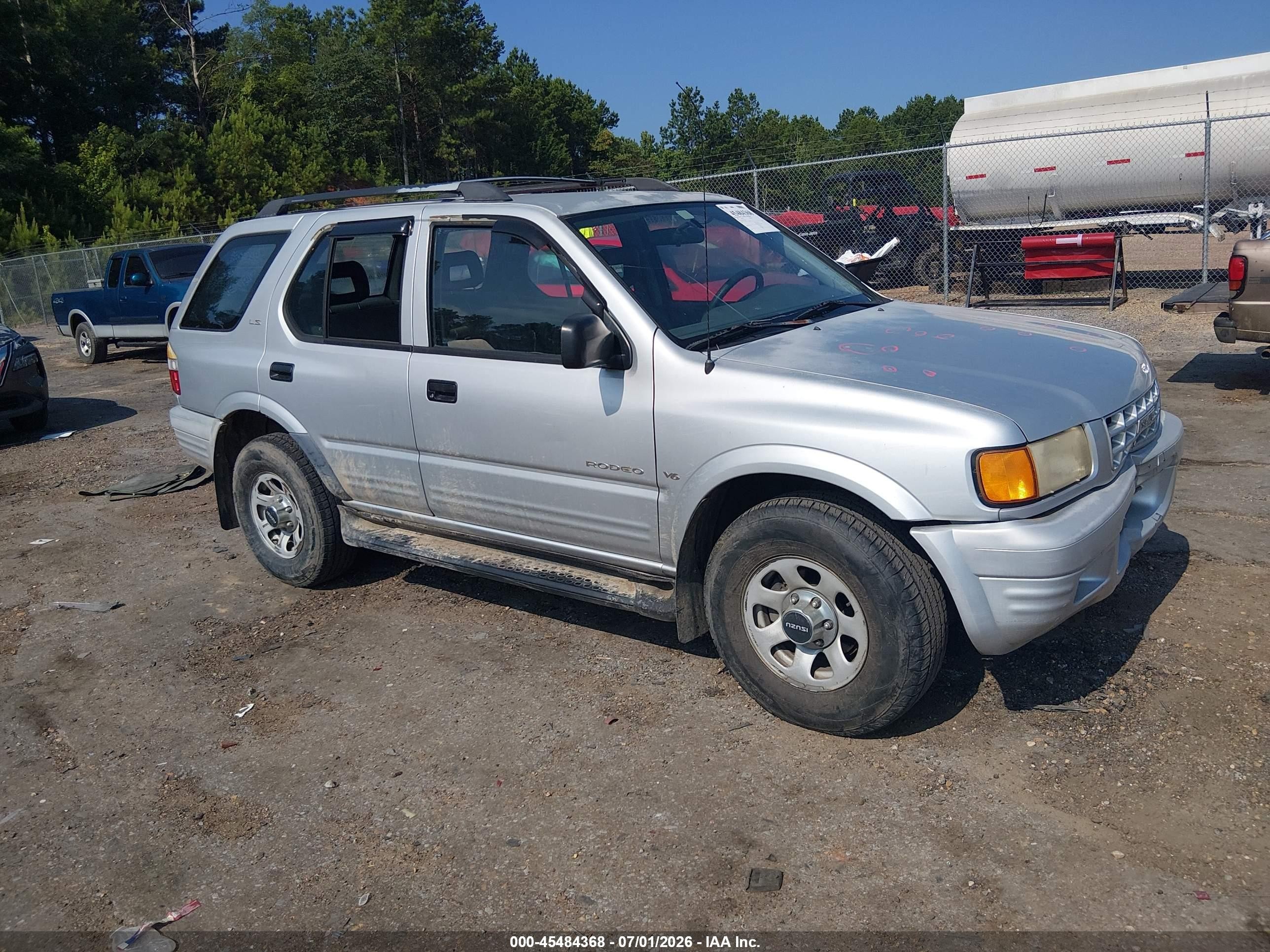 1999 Isuzu Rodeo Ls/lse/s 3.2l Silver vin: 4S2CK58W3X4365311