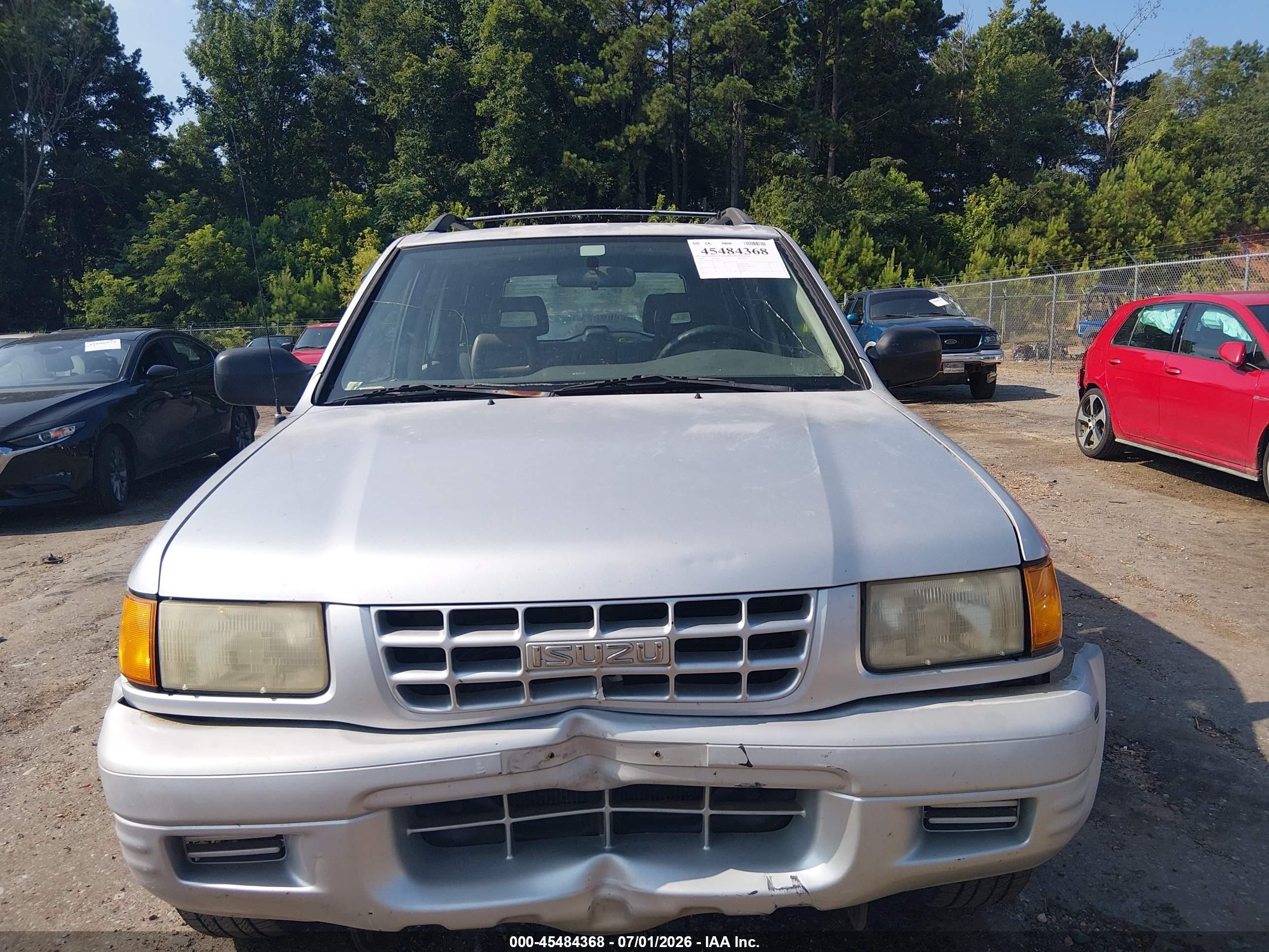 1999 Isuzu Rodeo Ls/lse/s 3.2l Silver vin: 4S2CK58W3X4365311