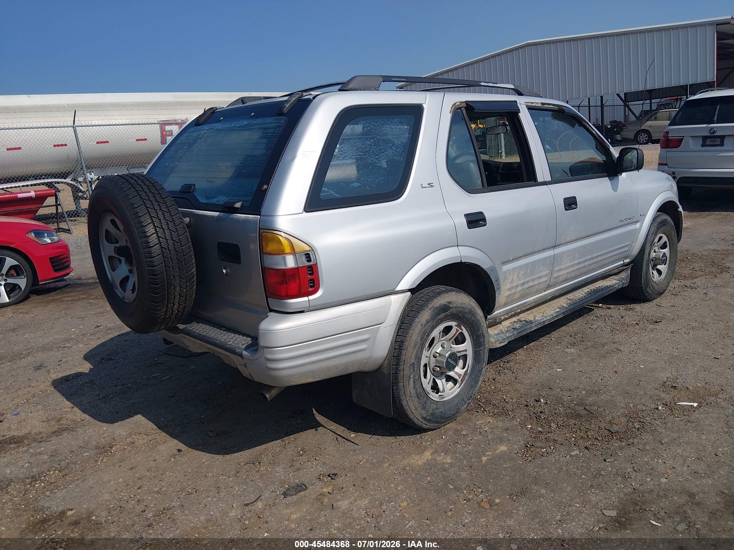 1999 Isuzu Rodeo Ls/lse/s 3.2l Silver vin: 4S2CK58W3X4365311