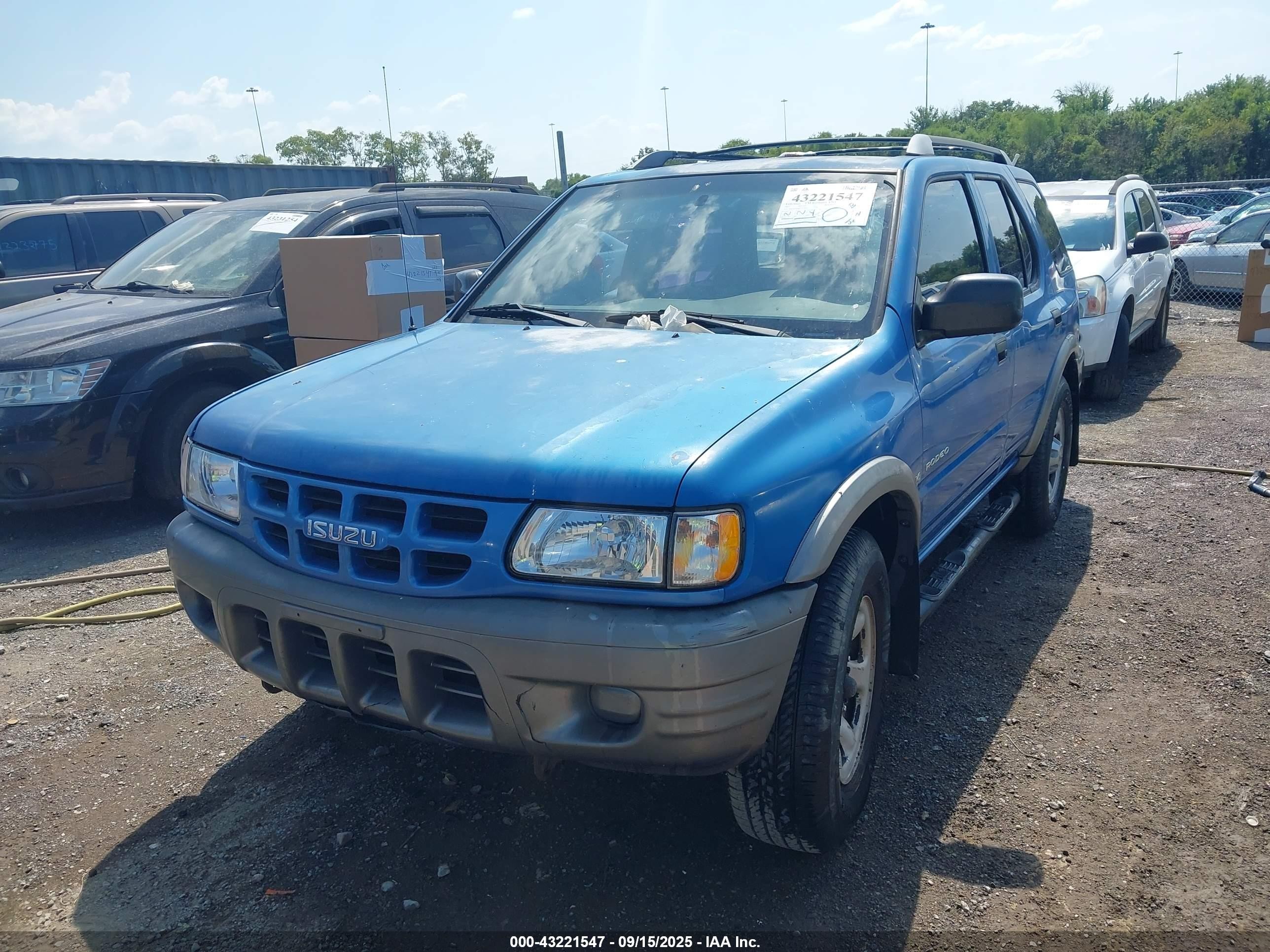 2001 Isuzu Rodeo   Синий vin: 4S2CK58W414313063