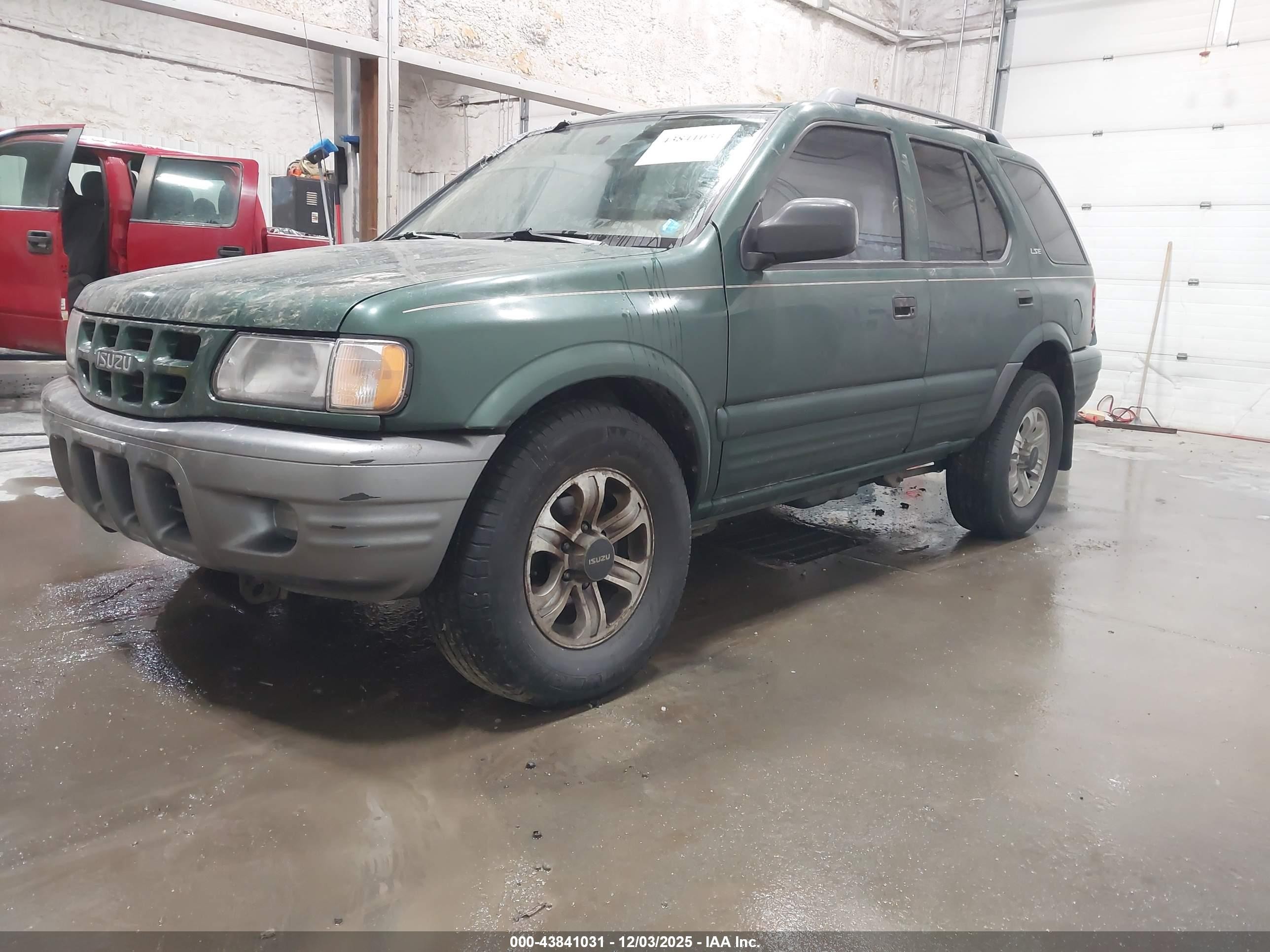 2001 Isuzu Rodeo Ls 3.2l V6/lse 3.2l V6/s 3.2l V6 Green vin: 4S2CK58W414326220