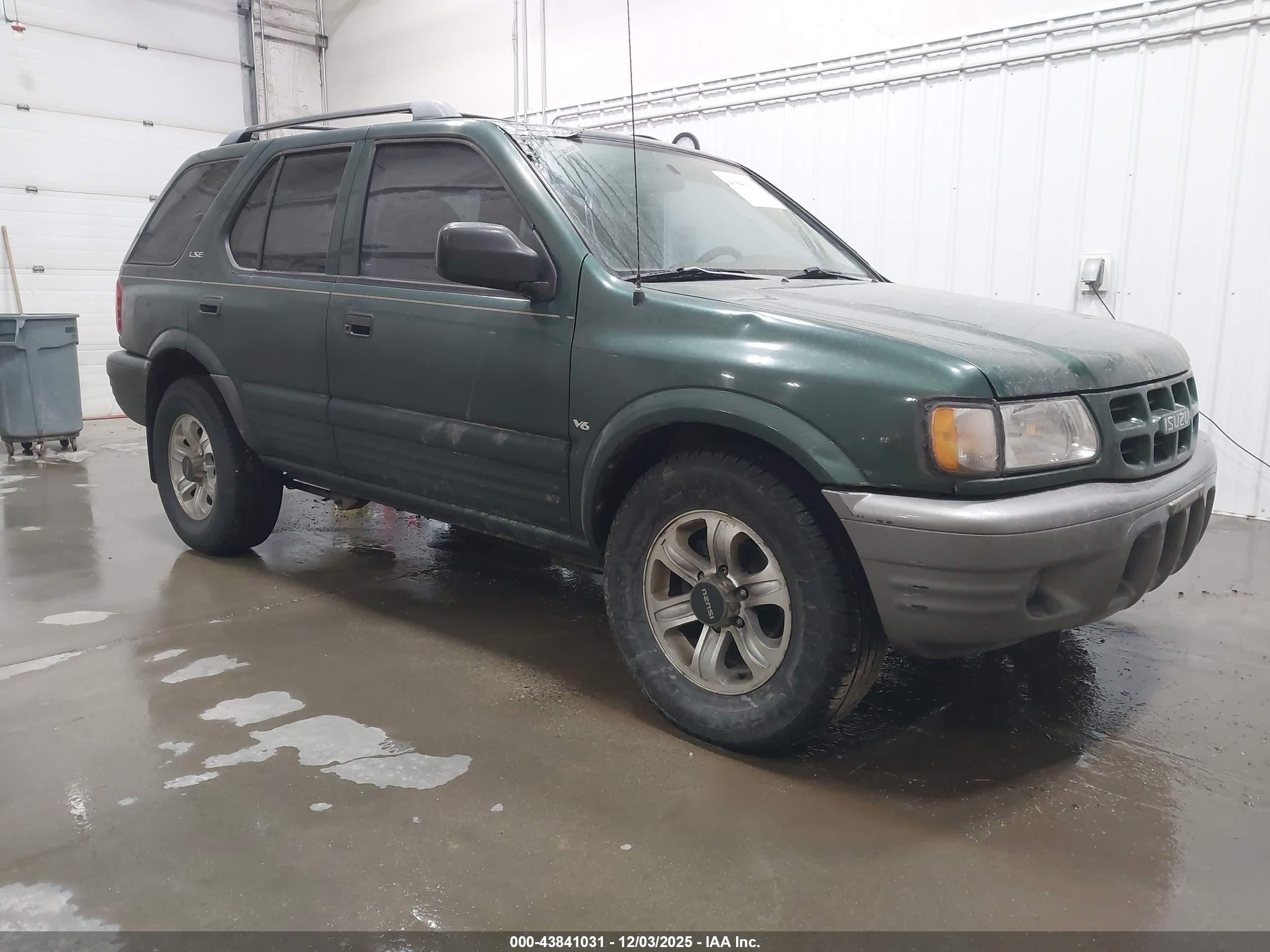2001 Isuzu Rodeo Ls 3.2l V6/lse 3.2l V6/s 3.2l V6 Green vin: 4S2CK58W414326220