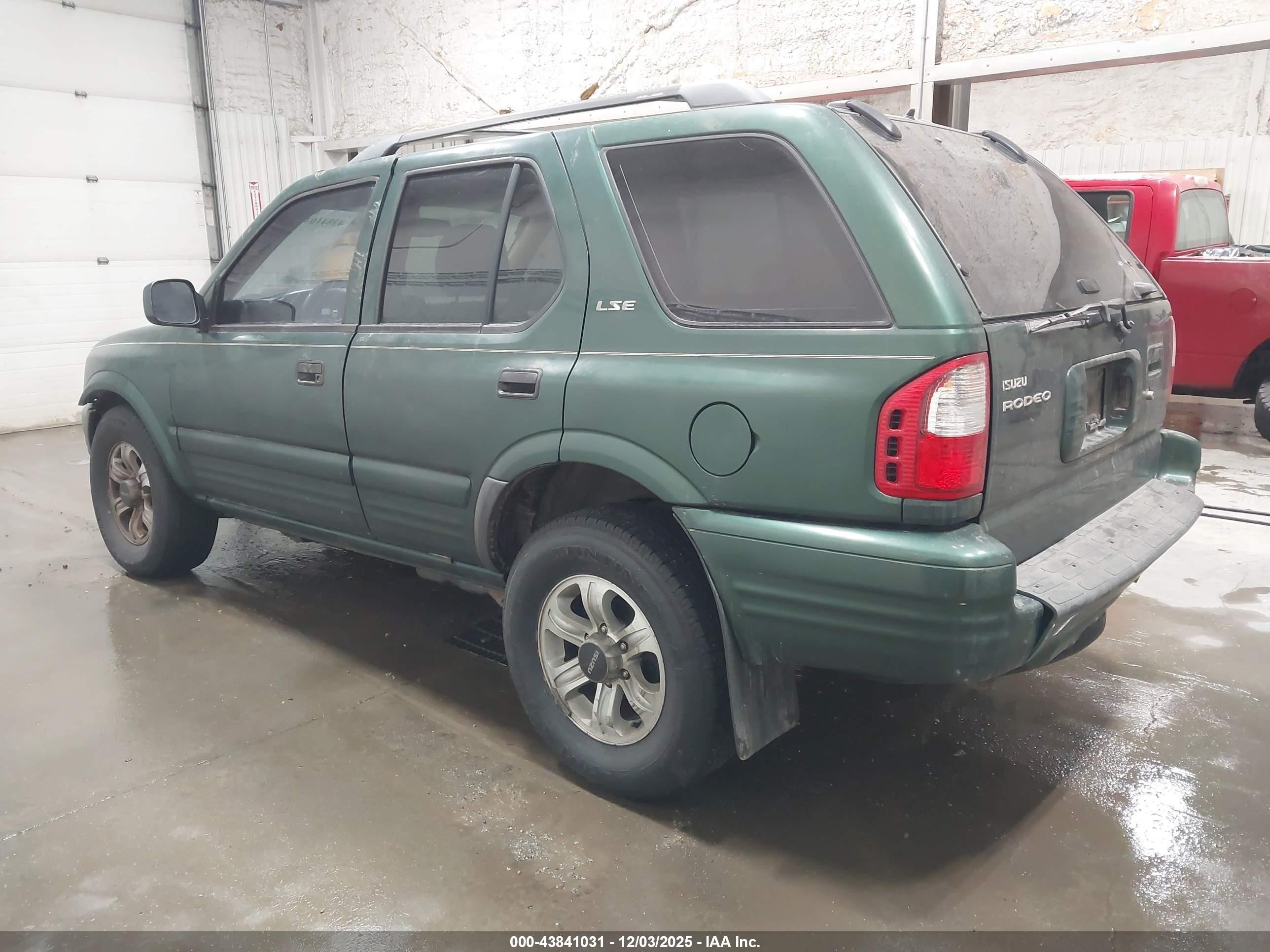 2001 Isuzu Rodeo Ls 3.2l V6/lse 3.2l V6/s 3.2l V6 Green vin: 4S2CK58W414326220