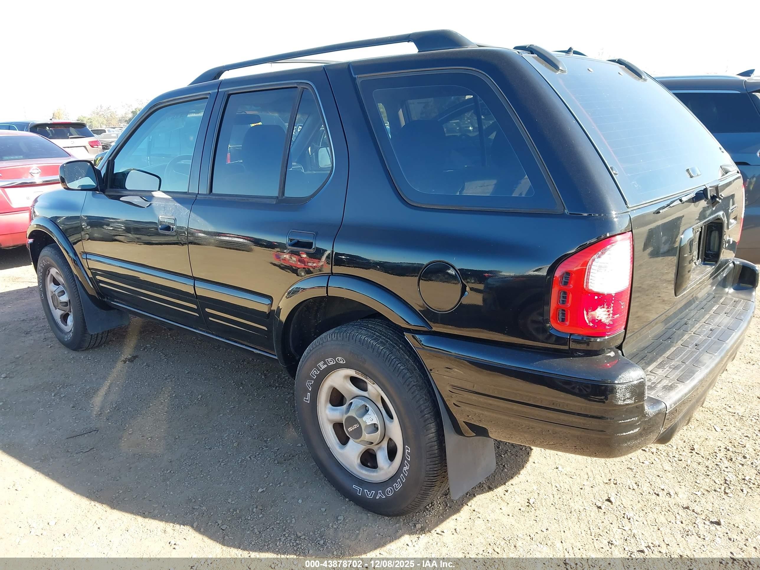 2001 Isuzu Rodeo Ls 3.2l V6/lse 3.2l V6/s 3.2l V6 Black vin: 4S2CK58W414363316
