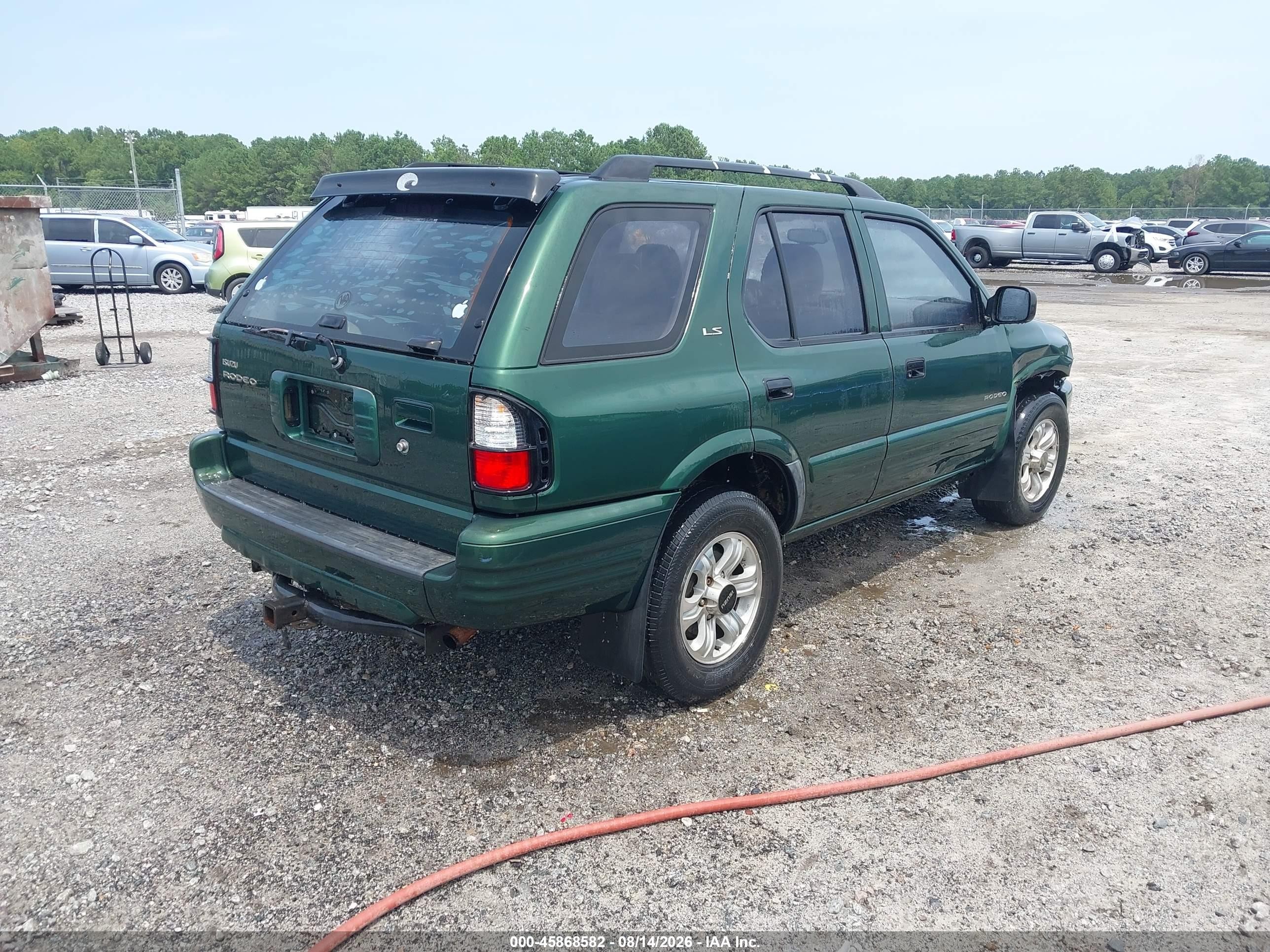 2000 Isuzu Rodeo Ls/lse/s 3.2l Green vin: 4S2CK58W4Y4334957