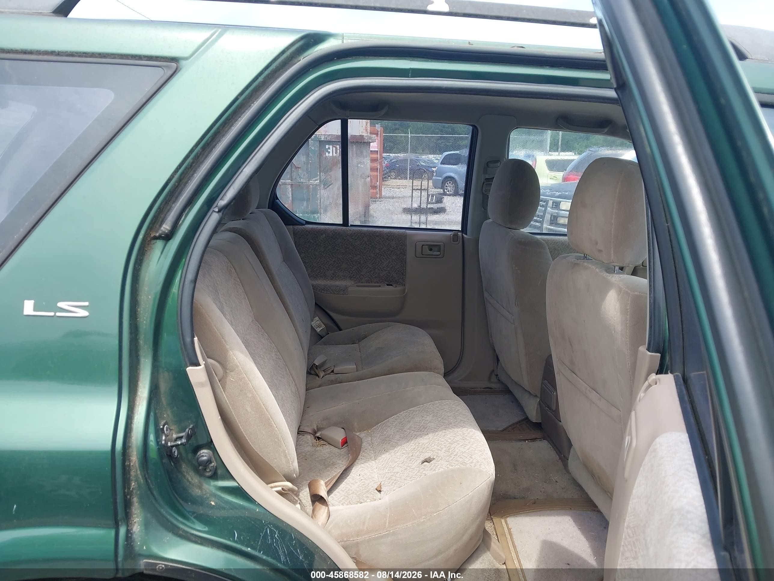 2000 Isuzu Rodeo Ls/lse/s 3.2l Green vin: 4S2CK58W4Y4334957