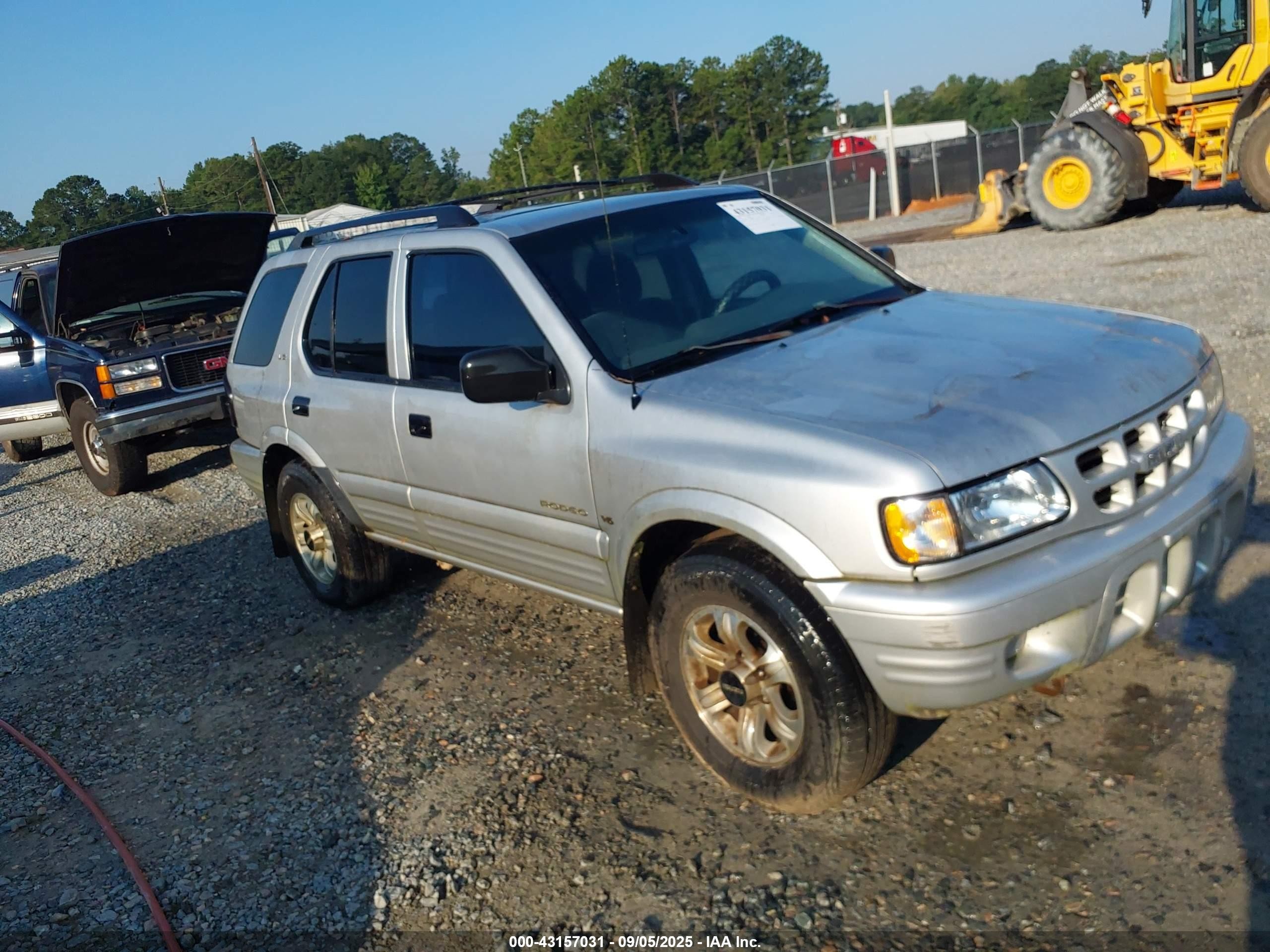2001 Isuzu Rodeo Ls 3.2l V6/lse 3.2l V6/s 3.2l V6 Silver vin: 4S2CK58W514330227