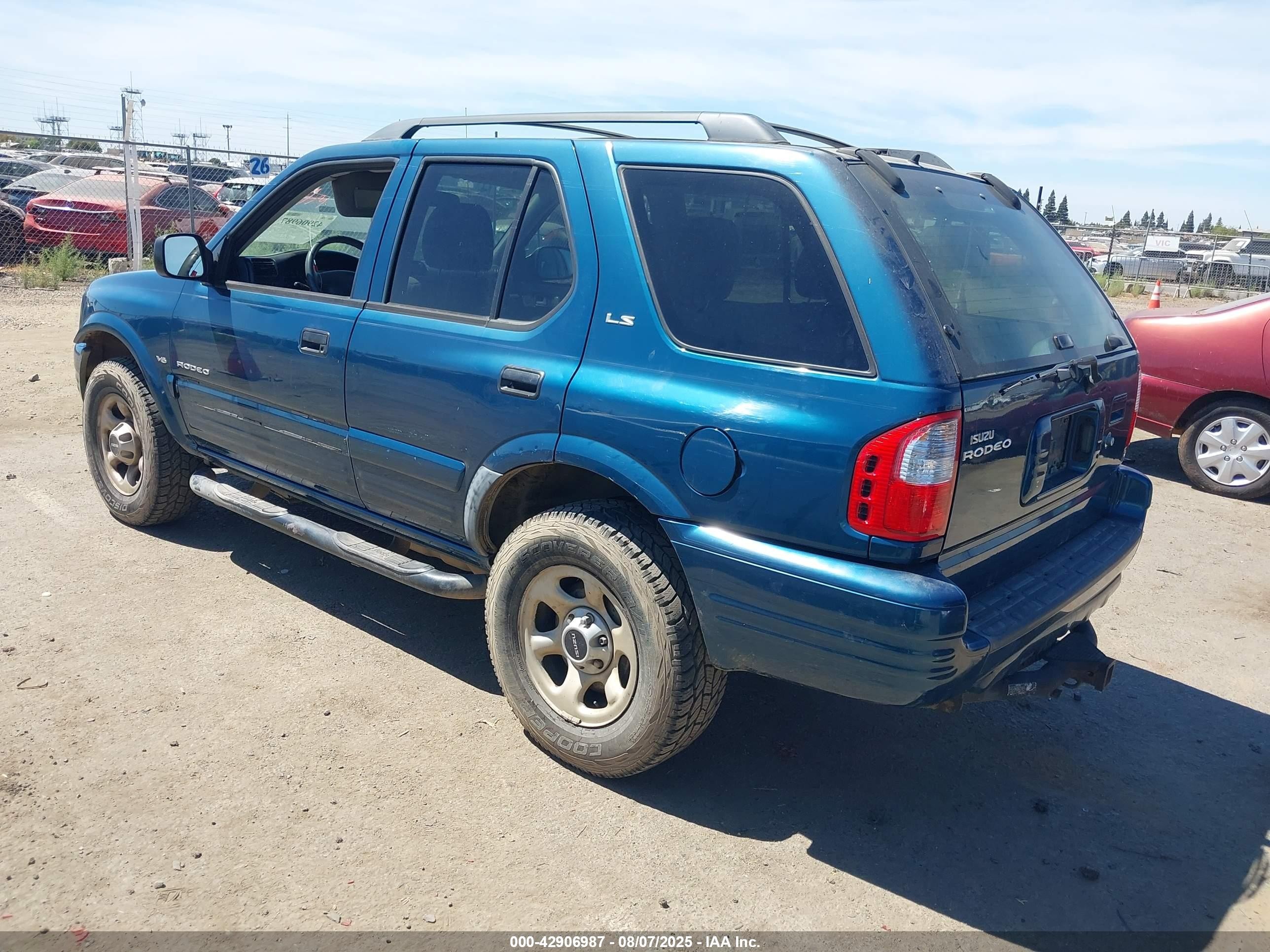 2001 Isuzu Rodeo Ls 3.2l V6/lse 3.2l V6/s 3.2l V6 Blue vin: 4S2CK58W514359162