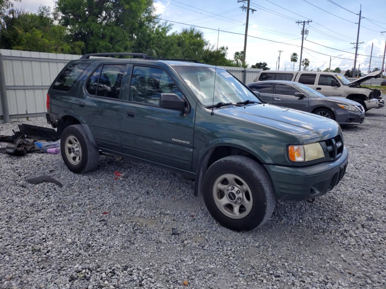 2003 Isuzu Rodeo S Green vin: 4S2CK58W634303878