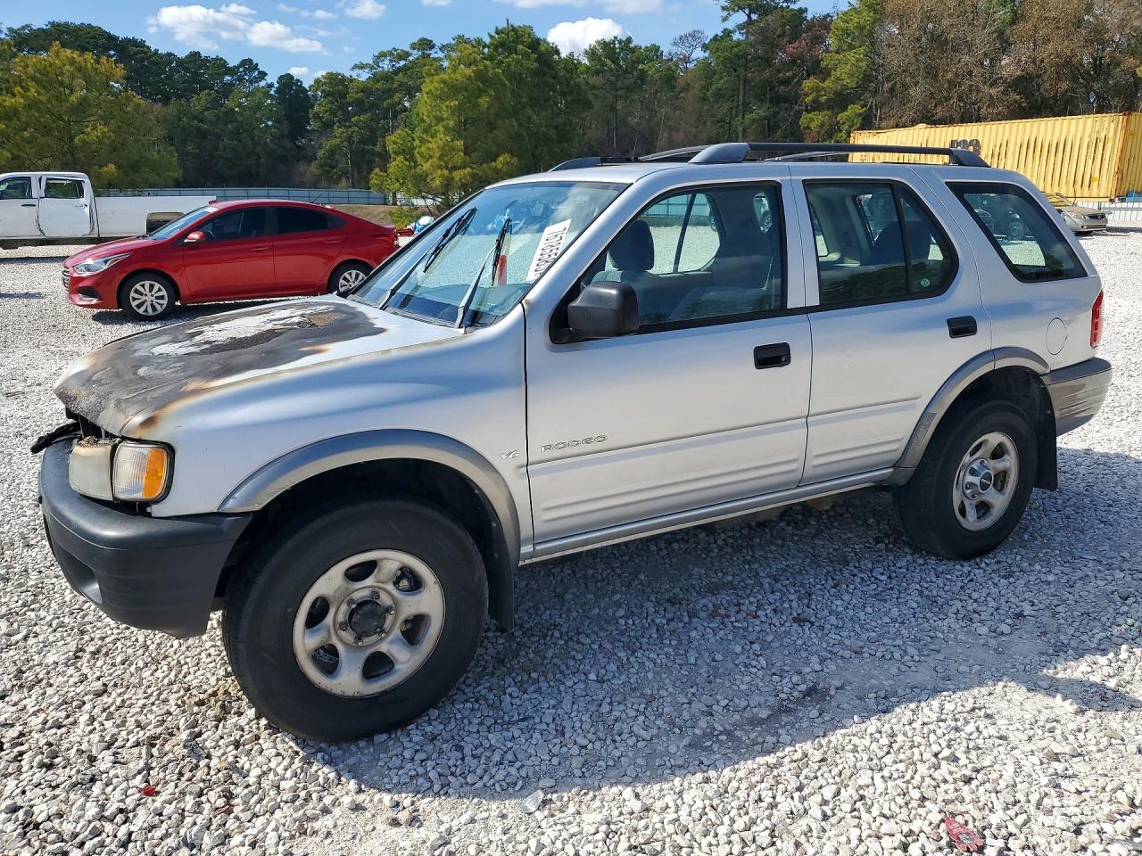 2001 Isuzu Rodeo S Серебряный vin: 4S2CK58W714314806