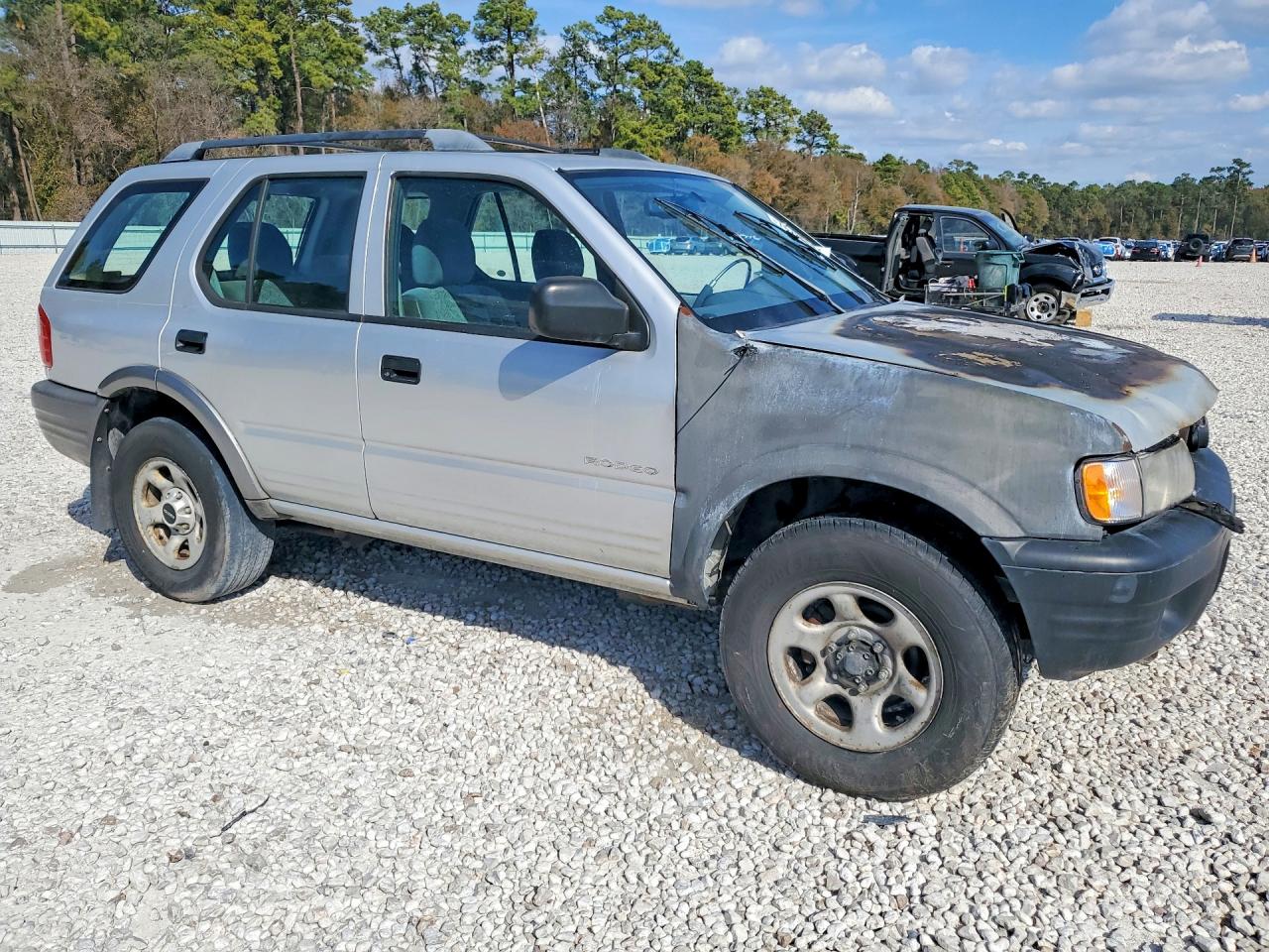2001 Isuzu Rodeo S Серебряный vin: 4S2CK58W714314806