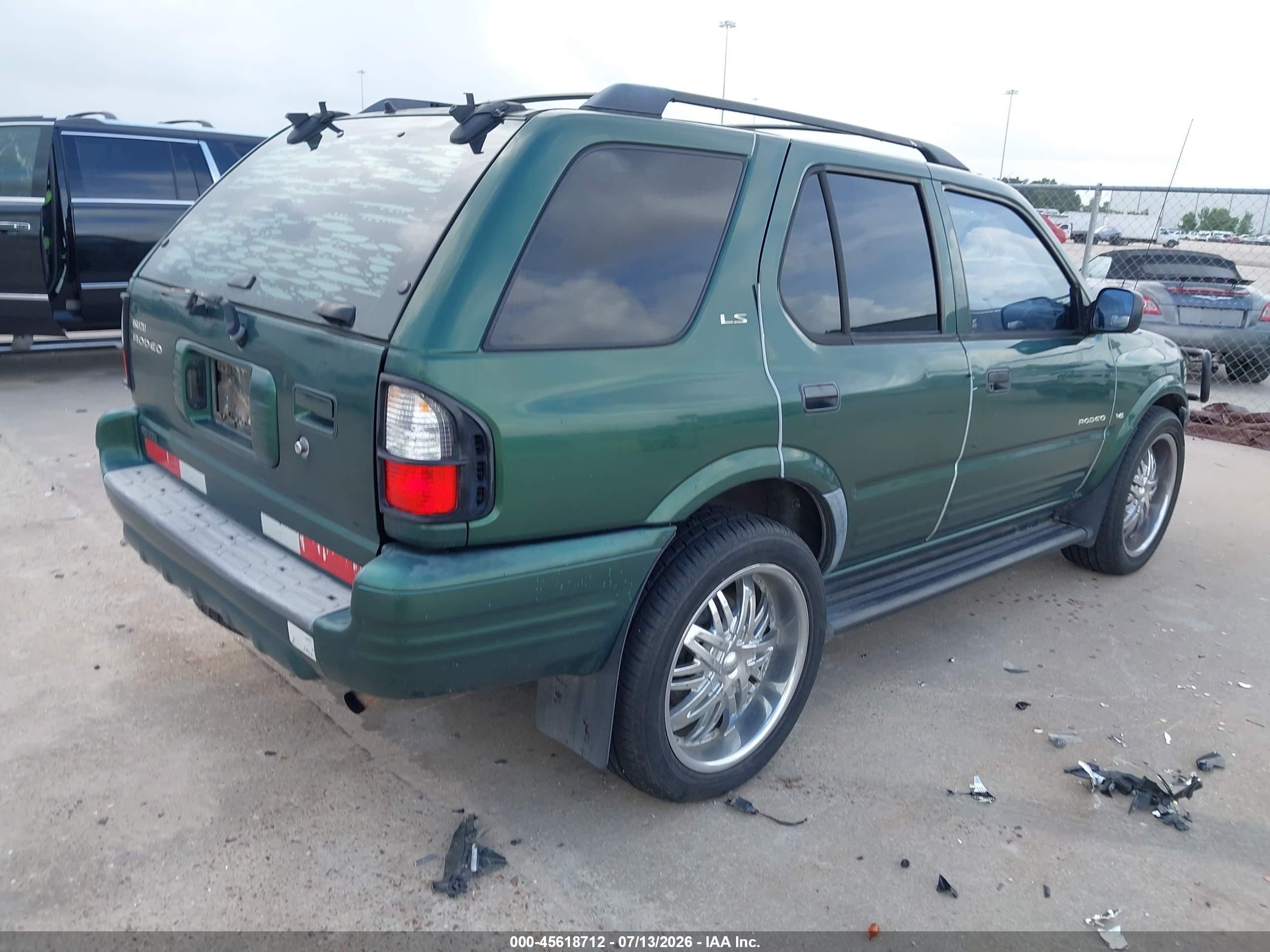 2001 Isuzu Rodeo Ls 3.2l V6/lse 3.2l V6/s 3.2l V6 Зеленый vin: 4S2CK58W714346249